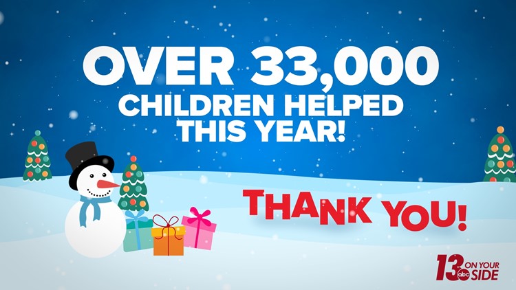 13 ON YOUR SIDE Toys for Tots drive helped over 33,000 children in 2021