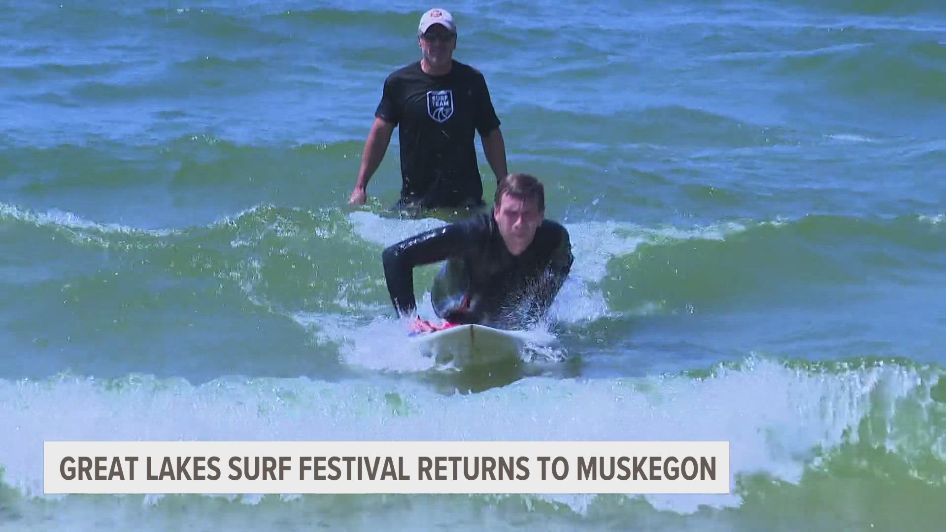 For the fifth year running – in Muskegon – they'll be out there by the thousands for the Great Lakes Surf Festival.