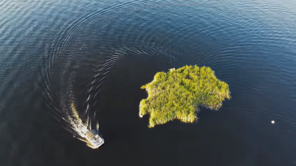 High water, erosion create 'bizarre' Michigan floating isle - WZZM13.com