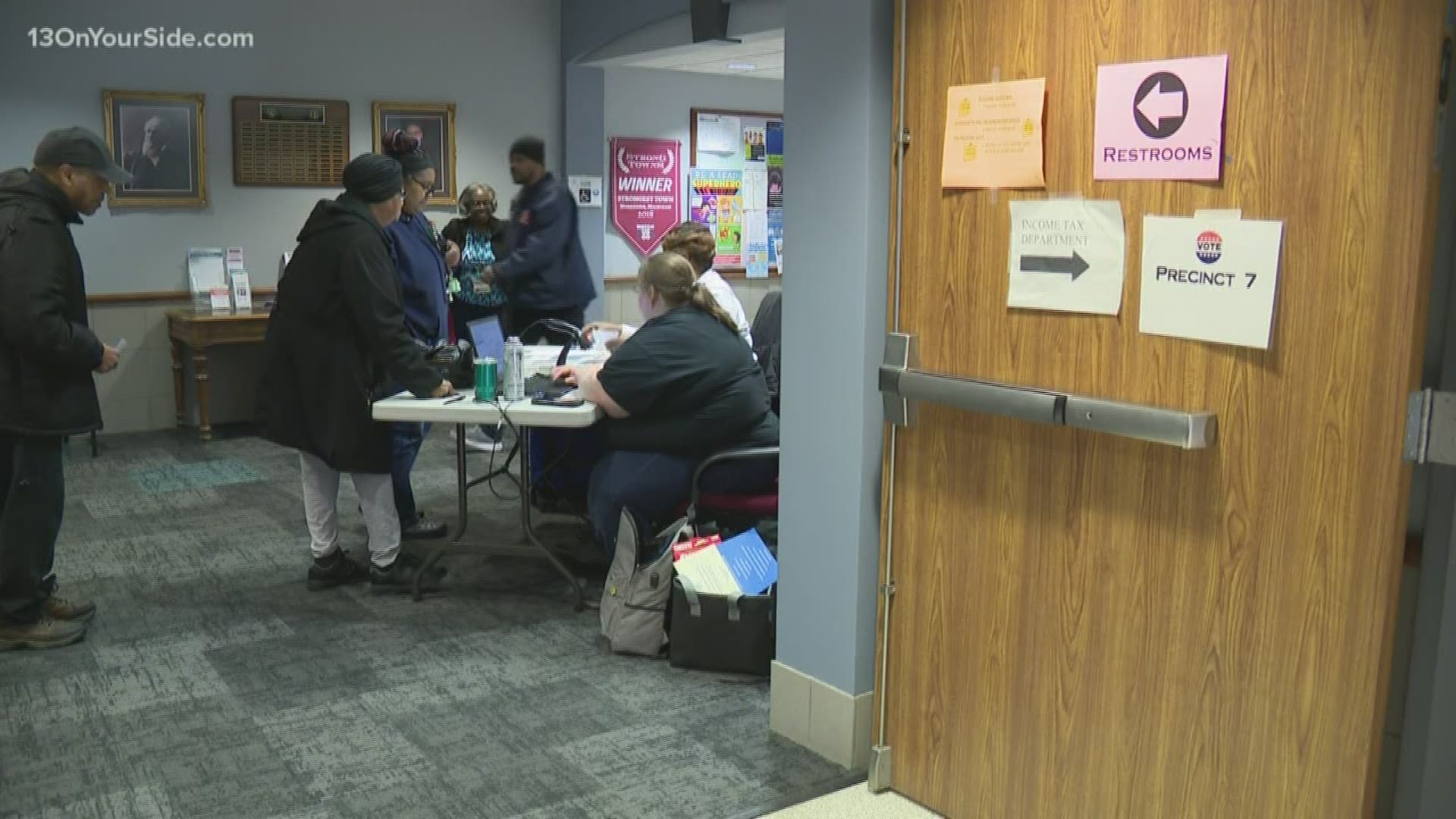 13 ON YOUR SIDE's Lakeshore reporter Jon Mills was live at city hall with all the details about how Muskegon County Clerk's office spent the morning preparing.