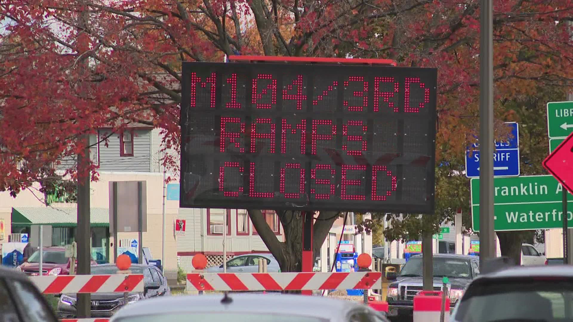 MDOT is telling drivers to expect long backups for anyone traveling northbound, and to add 30 minutes to their morning and afternoon commute times.