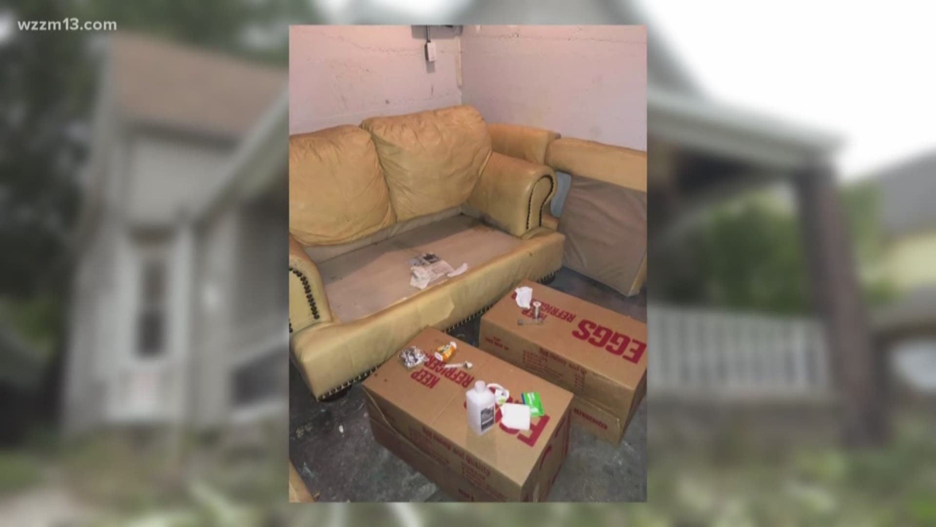 Couple found living in tenants basement