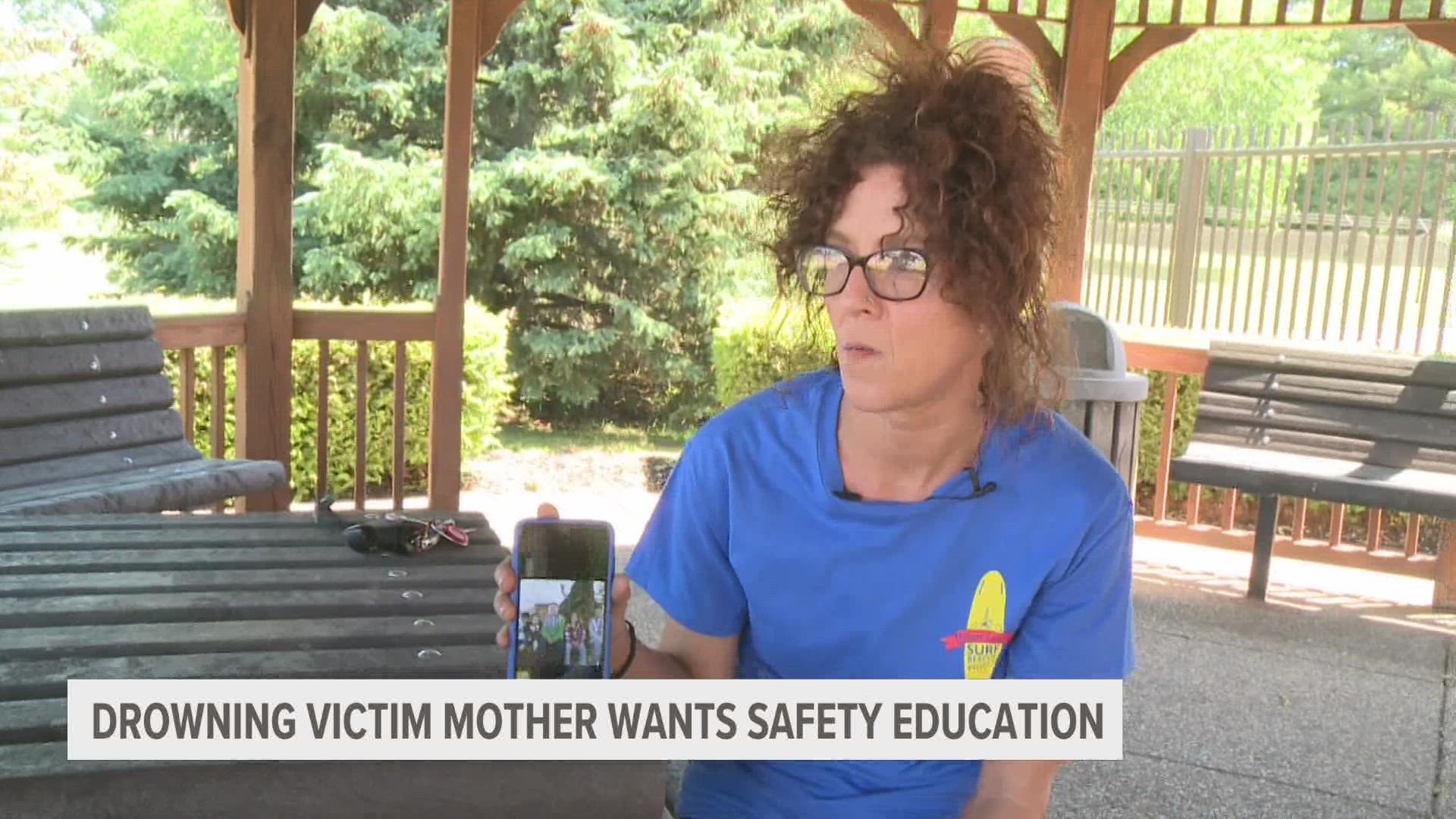 Mother of drowning victim wants swimmers to know that whatever capabilities you have, know Lake Michigan has more.