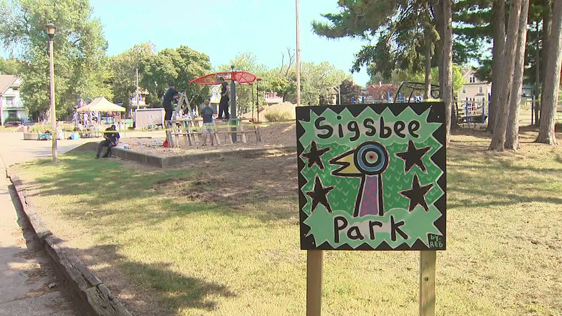 Sigsbee Park got a new playground on Sept. 12.