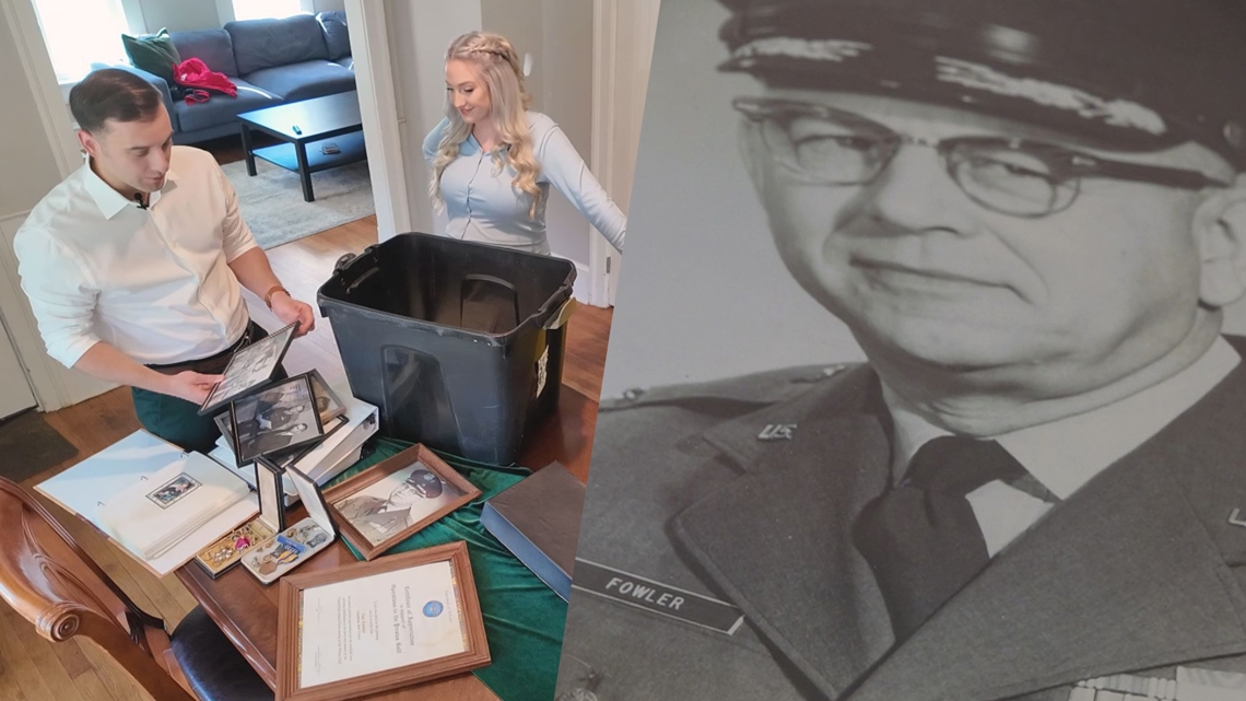 The plain plastic tub that reconnected a family with their decorated colonel grandfather