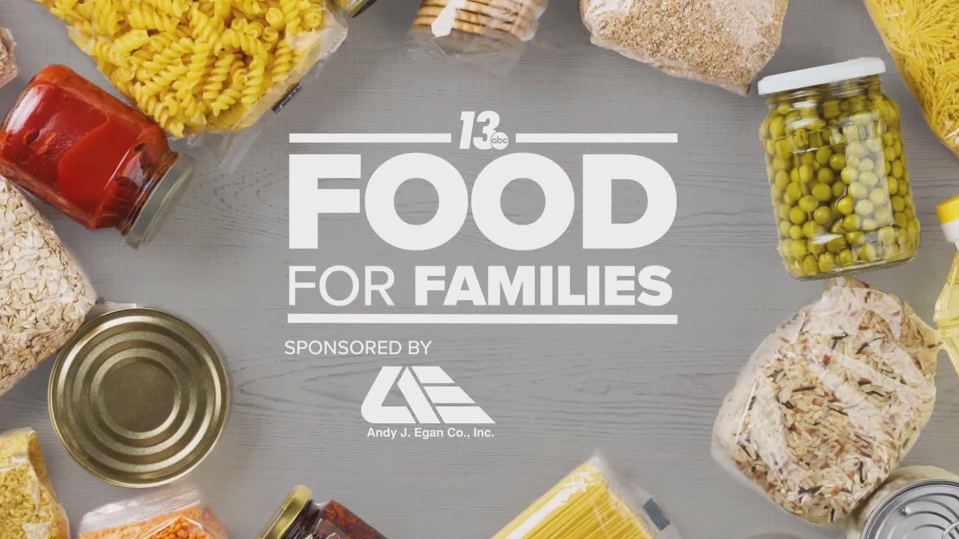 The Andy J. Egan Company joins 13 Food for Families to help feed local families