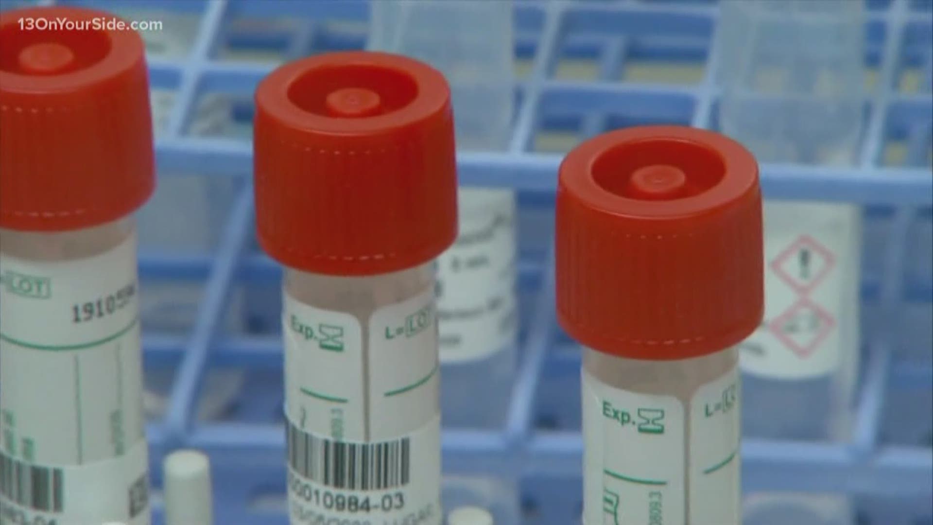 All across the country, state health officials say they don't have enough COVID-19 test kits. West Michigan officials say they have enough for the time being.