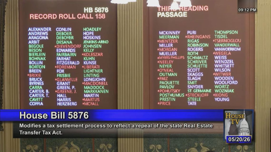 Michigan's Republican-led House passes sweeping tax reform package of bills