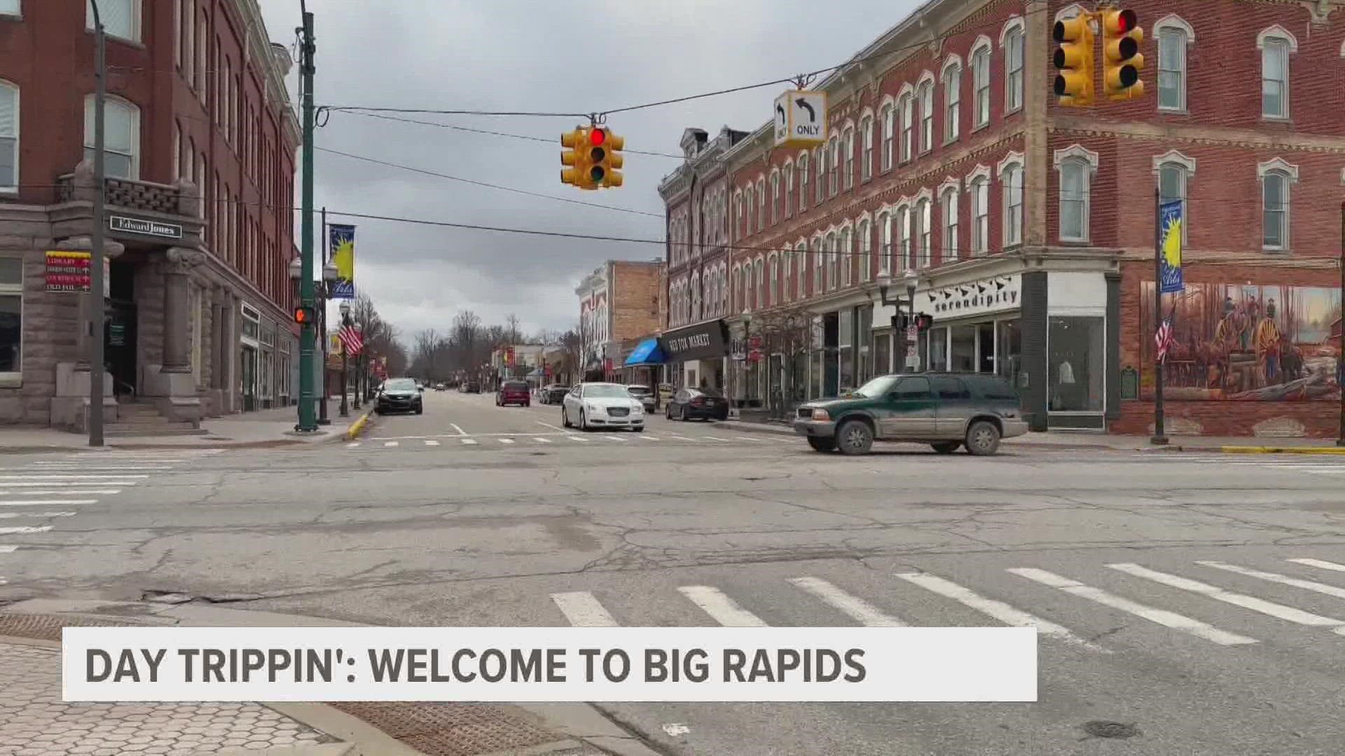 Meteorologist Samantha Jacques and Photojournalist Doug Grevious went to Big Rapids to see all that it has to offer.