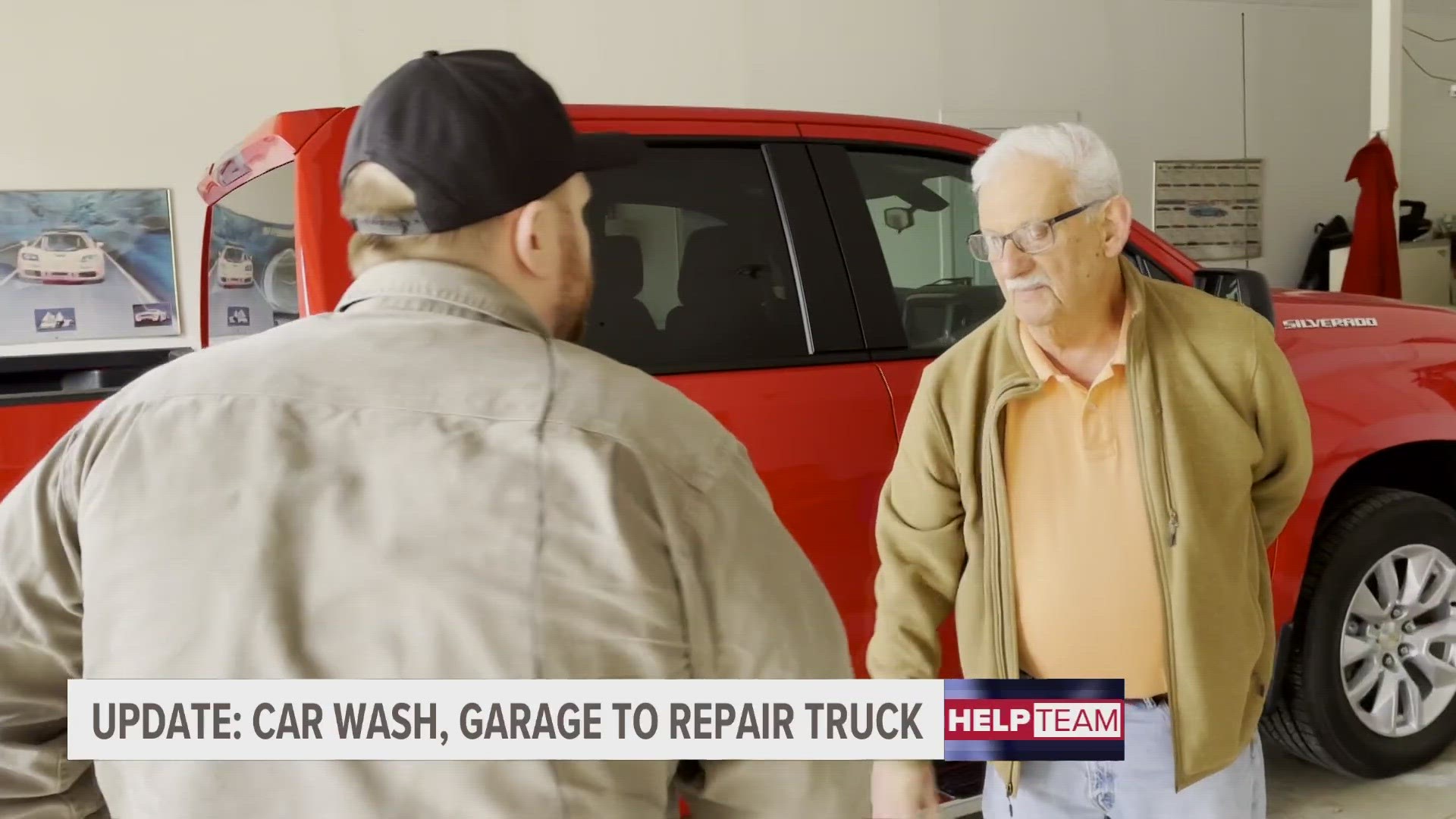 Two auto repair shops have agreed to help the Hudsonville man whose truck was damaged in a local car wash.