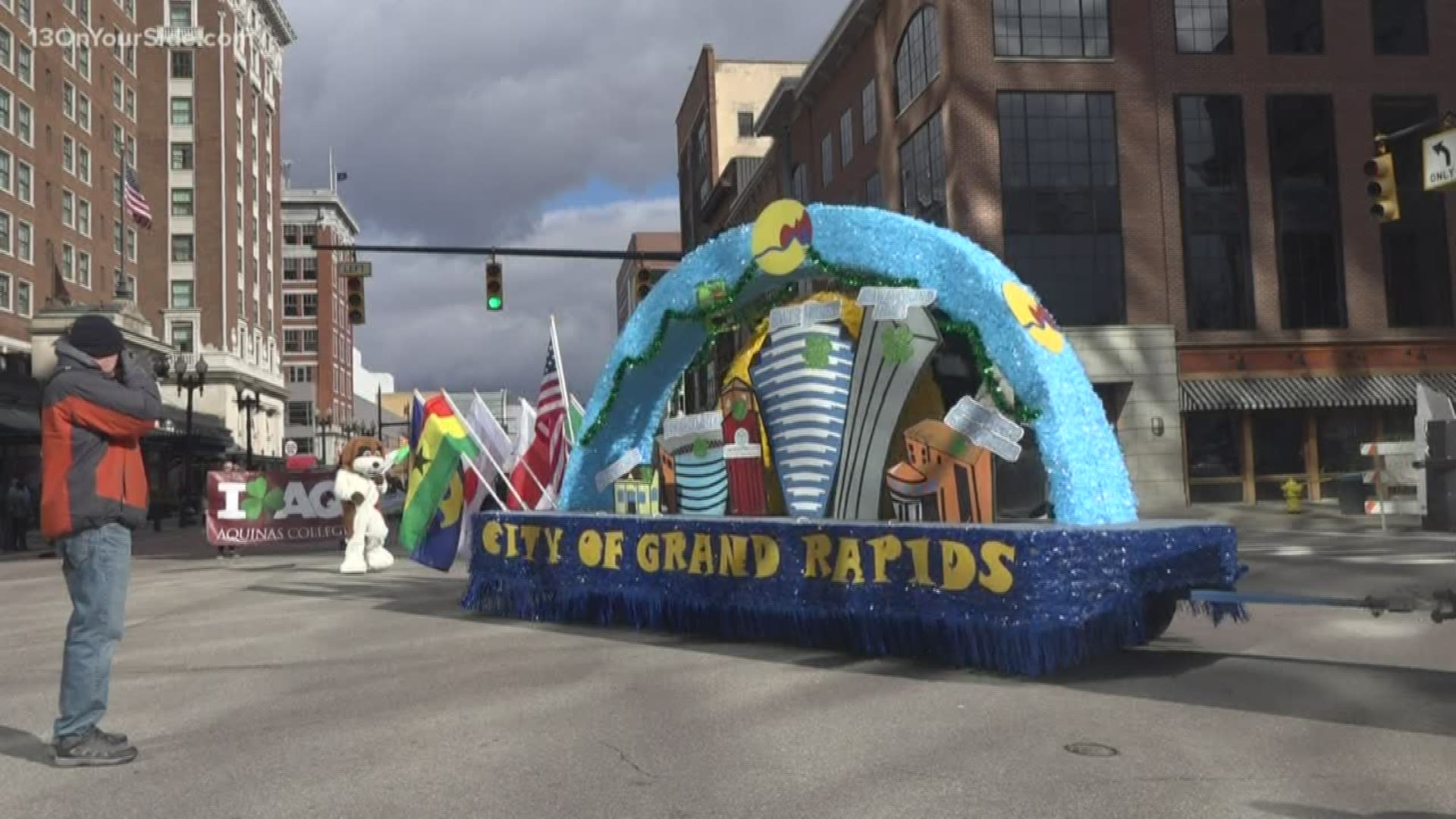 The annual St. Patrick's Day Parade in Downtown Grand Rapids is cancelled due to concerns over large crowds and the novel coronavirus, COVID-19.