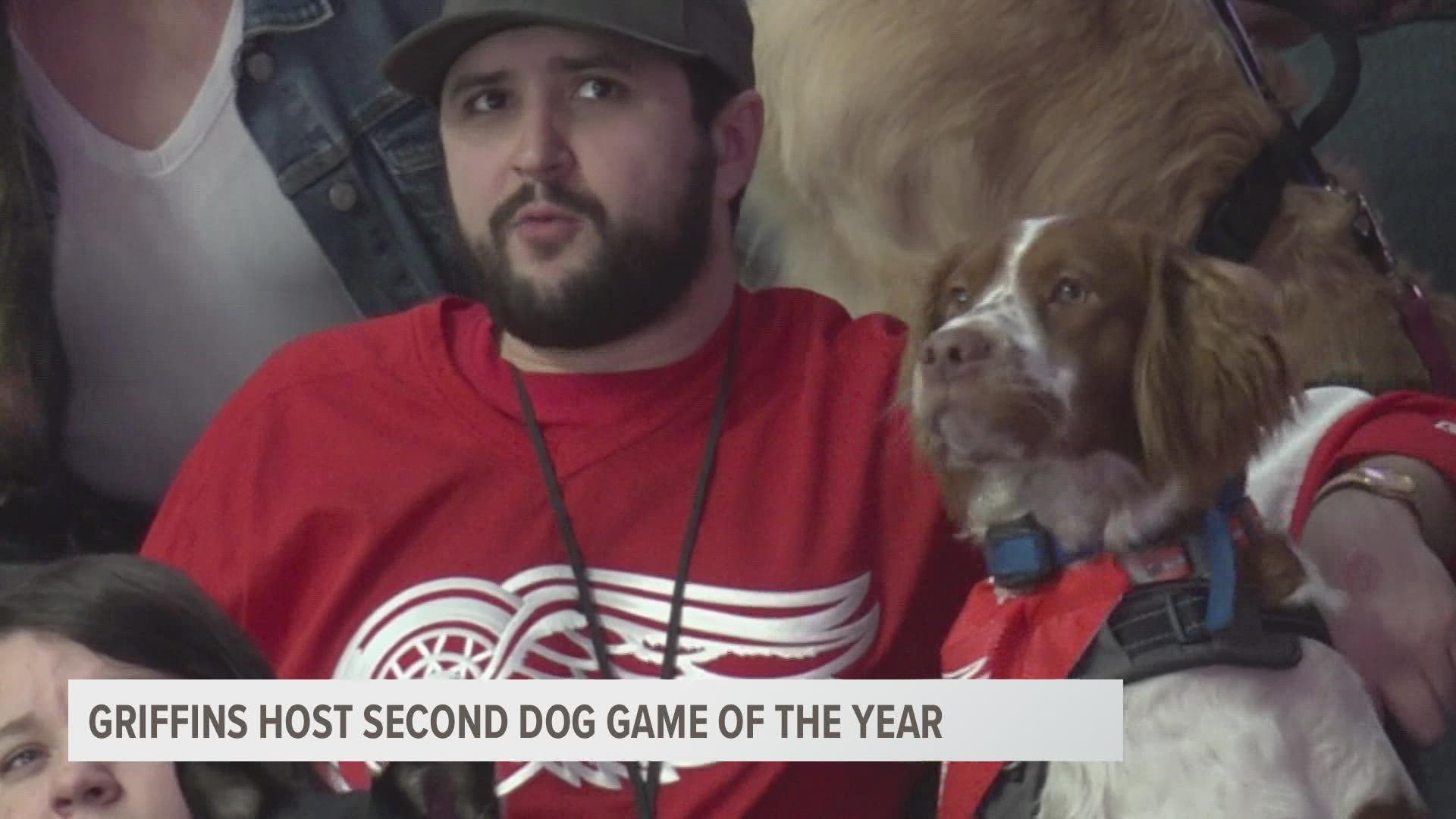 Since his death in 2018, the Griffins have named their dog night in honor of former staff member Jake Engel, who originally organized the event.