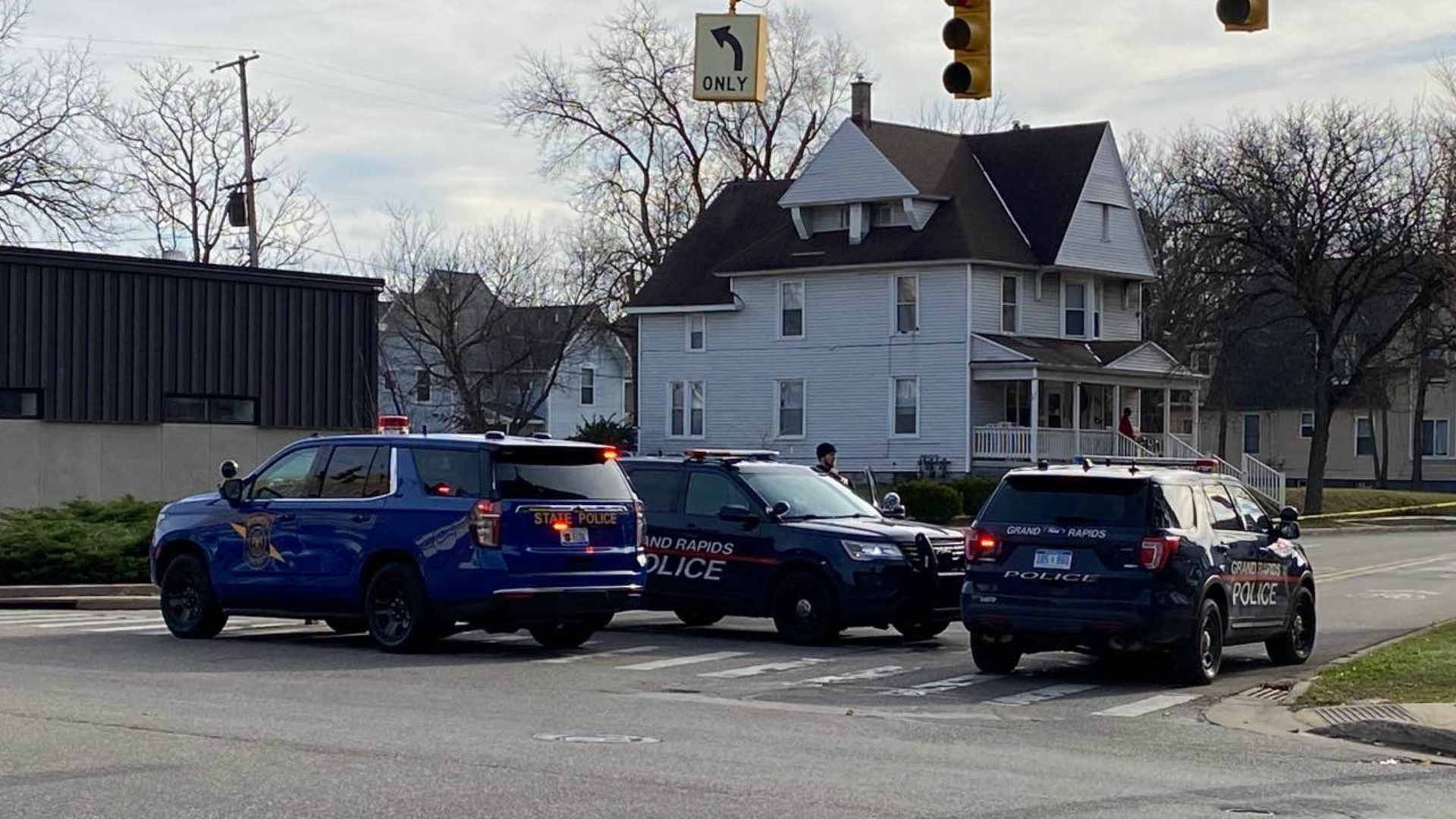 The Grand Rapids Police Department confirmed a homicide suspect was found dead following a shootout with officers Thursday afternoon.