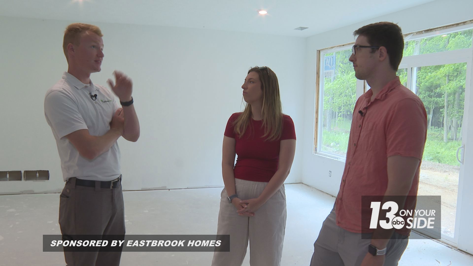 When the drywall goes up, reality sets in.  Kaitlin and Kyle Sierzega can finally see how the interior spaces of their new home will look and feel. It's big and brig