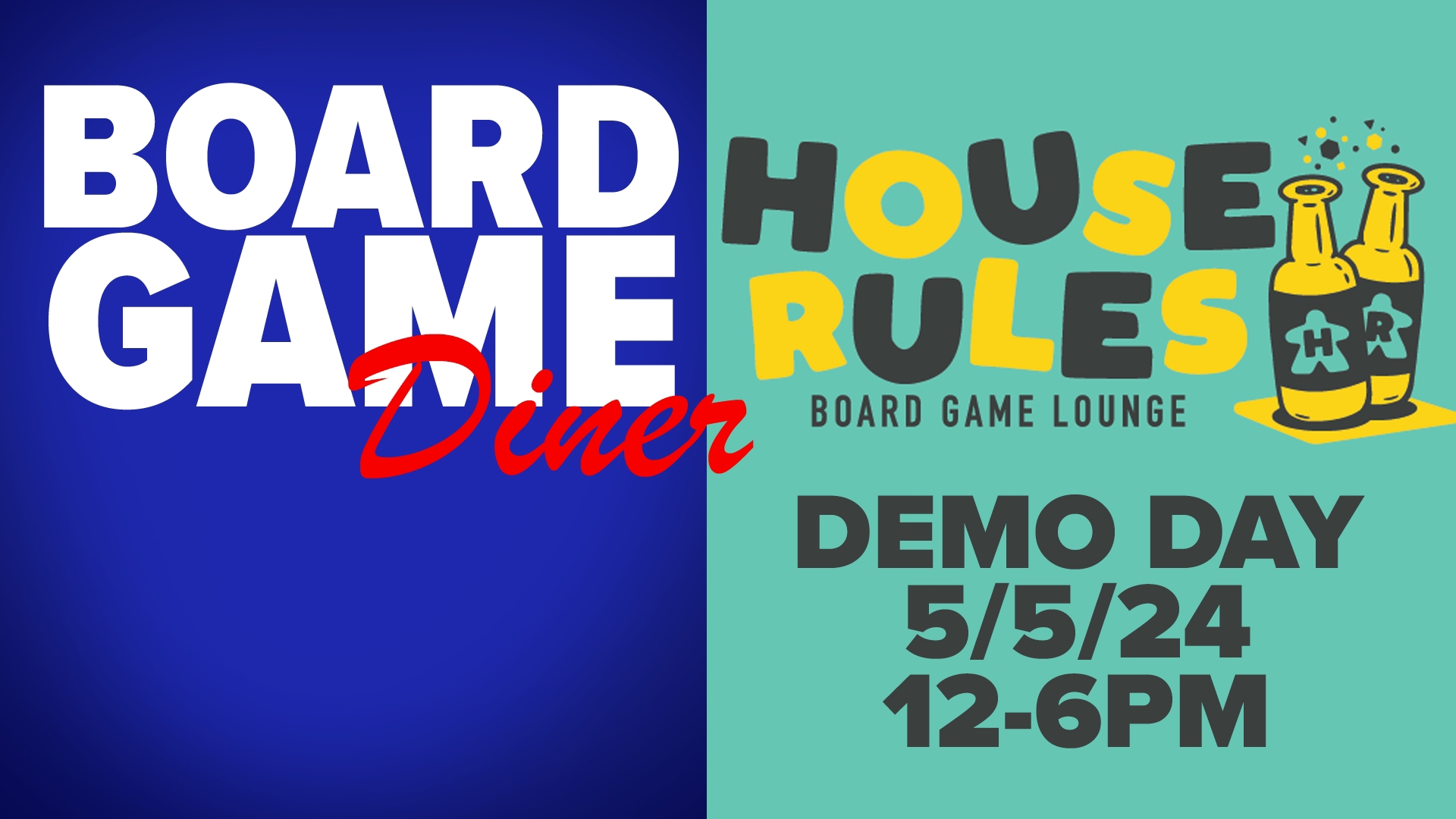 Learn about Demo day and where you can learn a game from Board Game Diner Server, Jon.