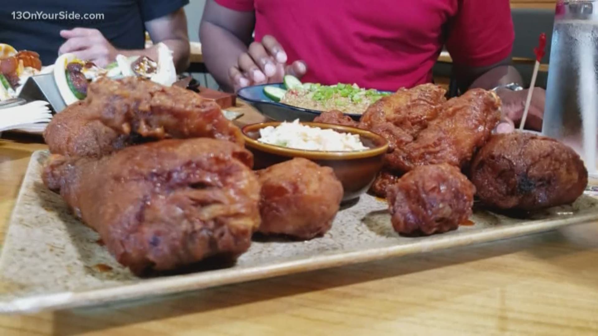 In this edition of Let's Eat, James and Dave take on Korean fried chicken at Bonchon. Yum!
