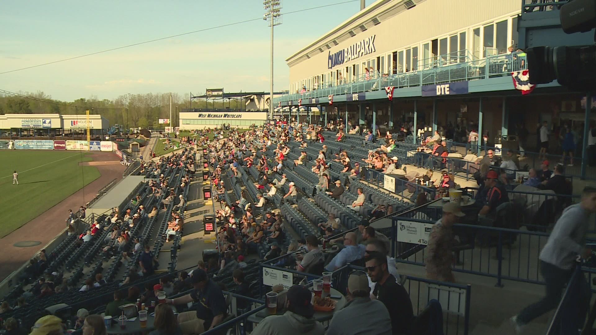 The Whitecaps are expecting about 3,000 fans for tonight's game against Lansing.