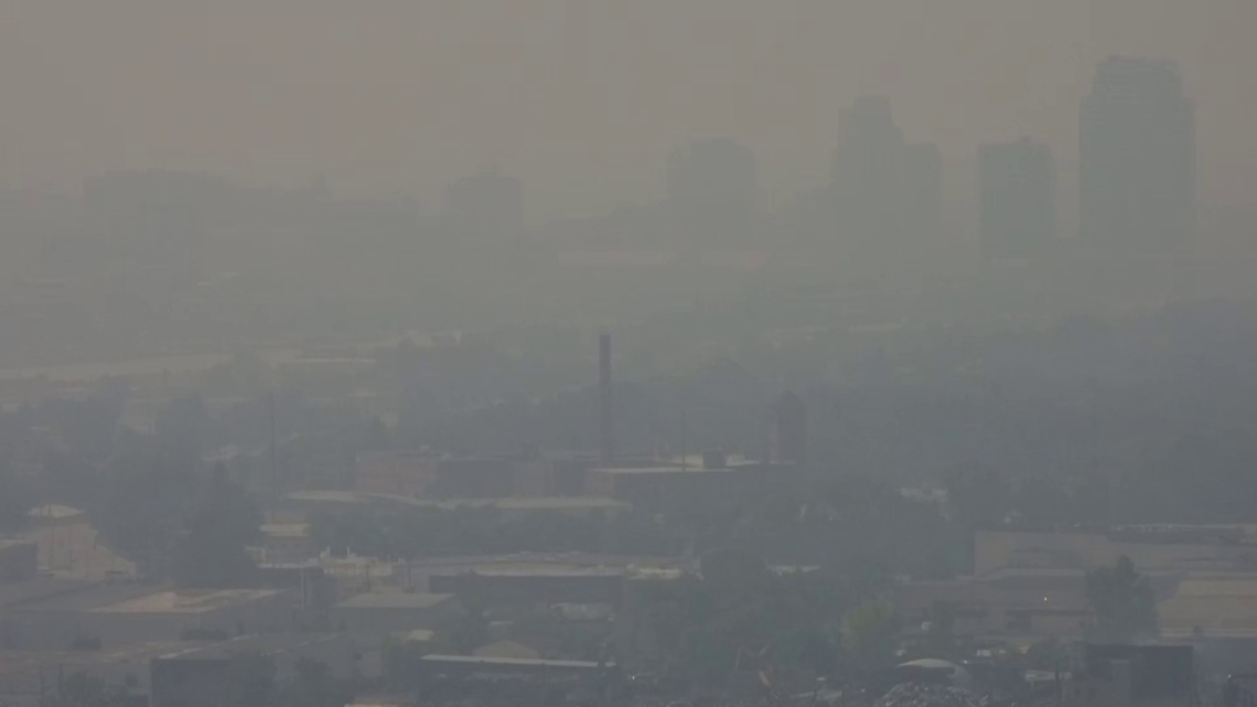 Wildfire smoke impacting Michigan air quality and visibility
