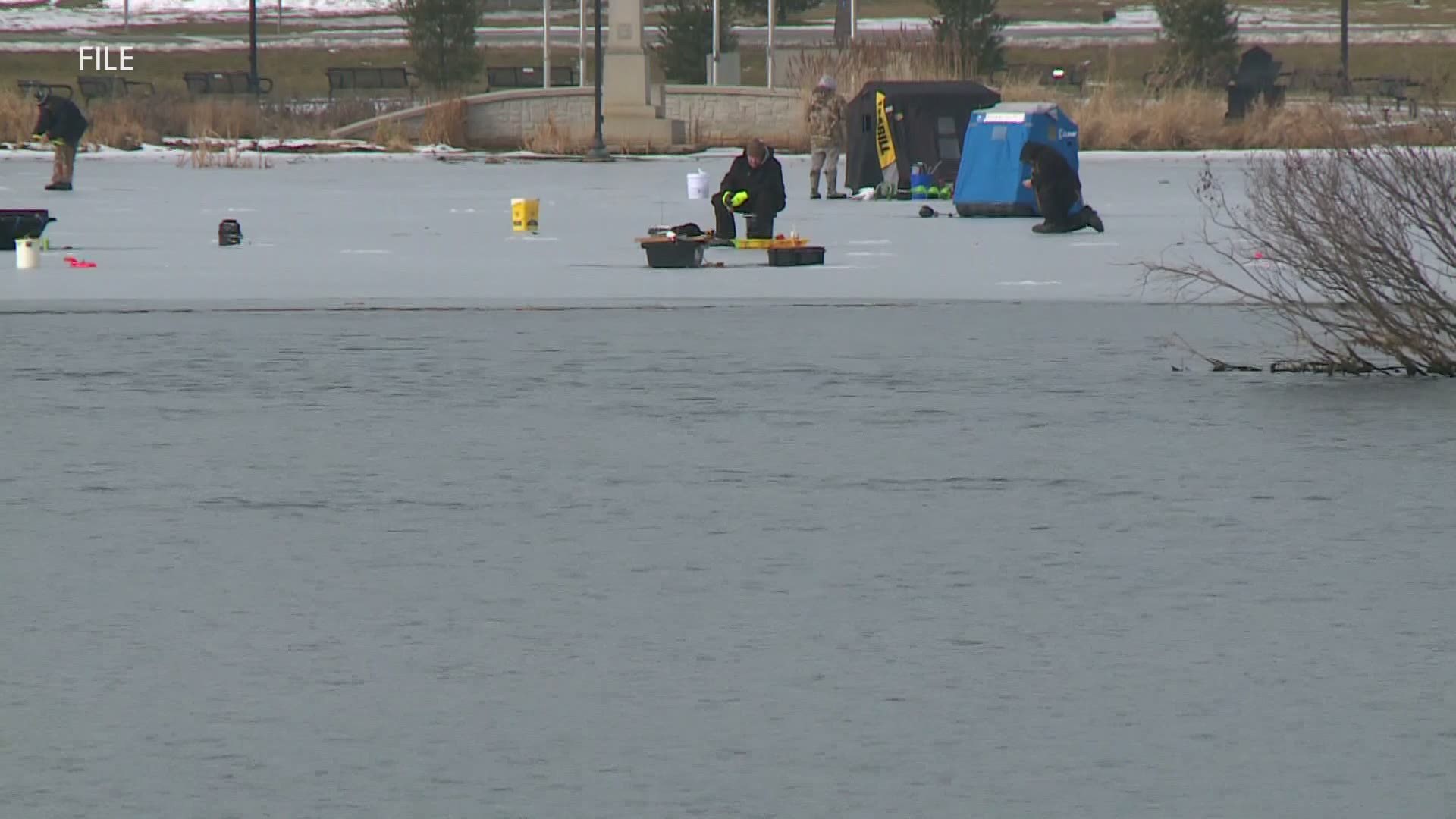 The date to remove an ice shanty from lakes in Kent, Ottawa and Muskegon counties is midnight March 1.