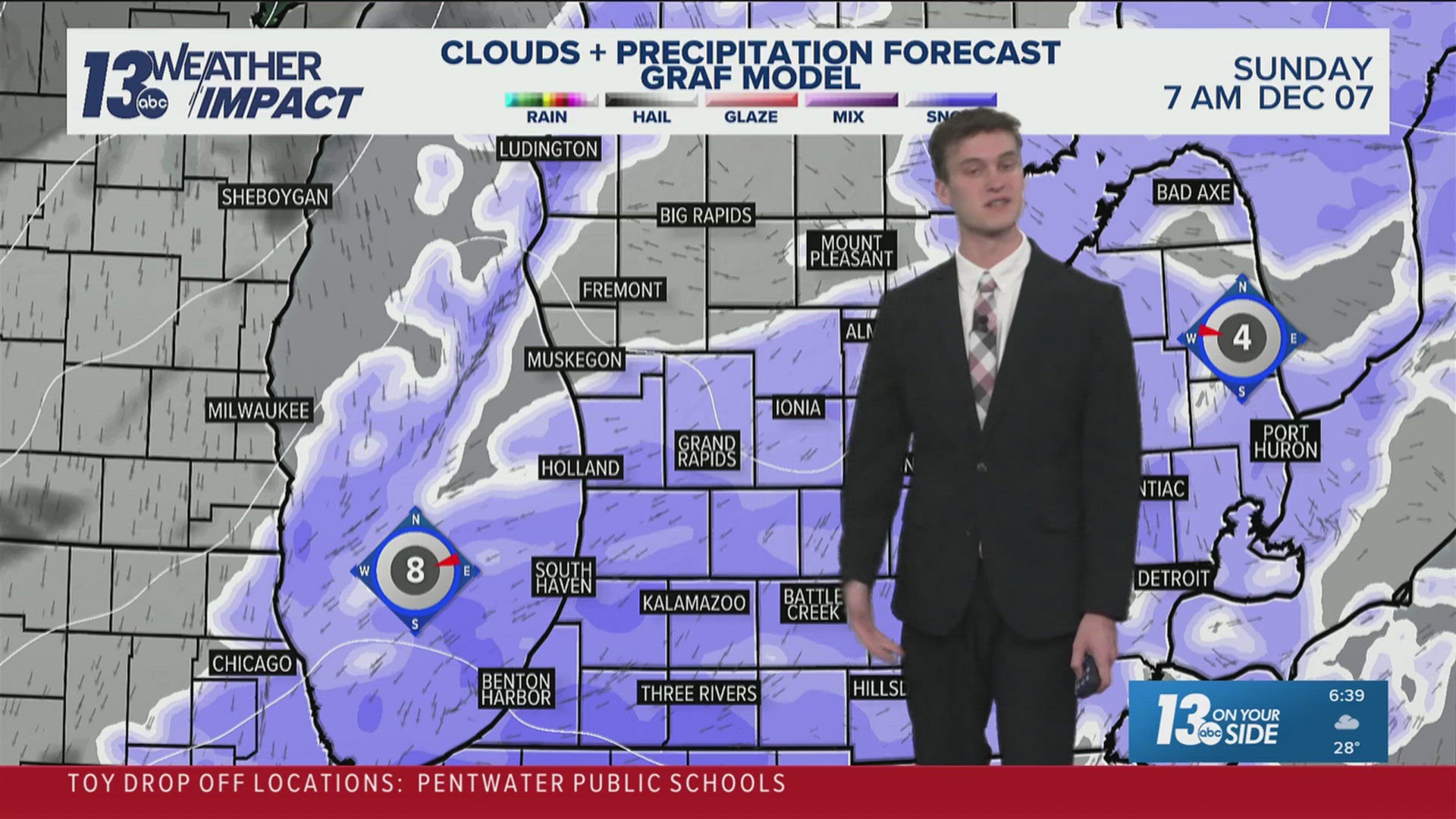 13 ON YOUR SIDE Forecast: Snow Sunday morning | wzzm13.com
