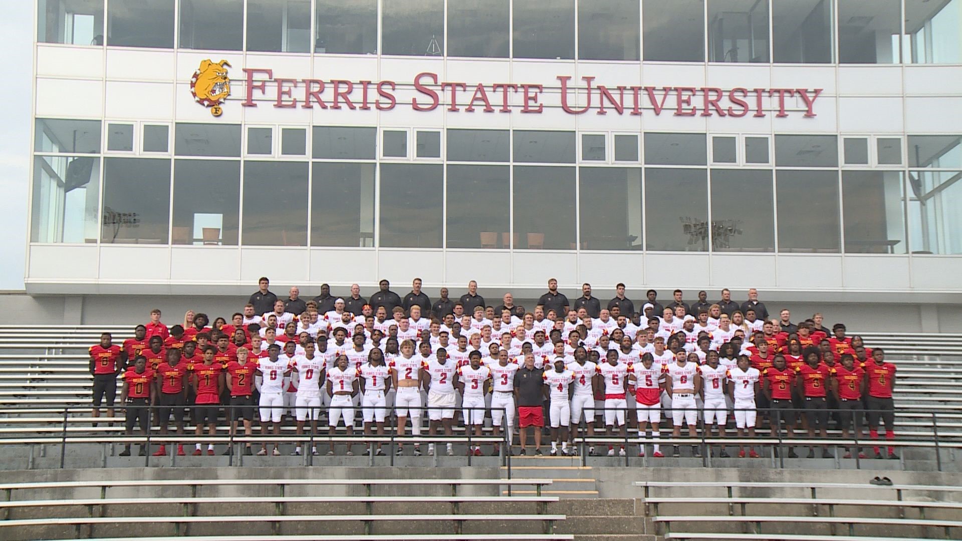 The Ferris State Bulldogs are ready for the 2022 season to begin as the team gathered at Top Taggart Field on Saturday morning for team pictures and a scrimmage.