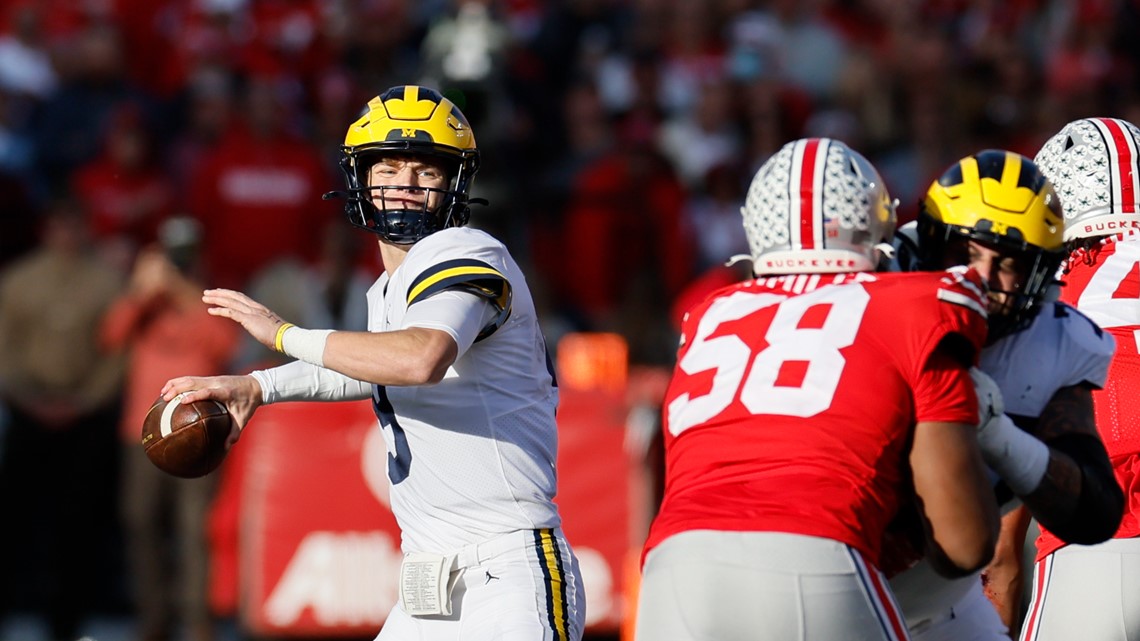 JJ McCarthy breaks out in big way against the Buckeyes