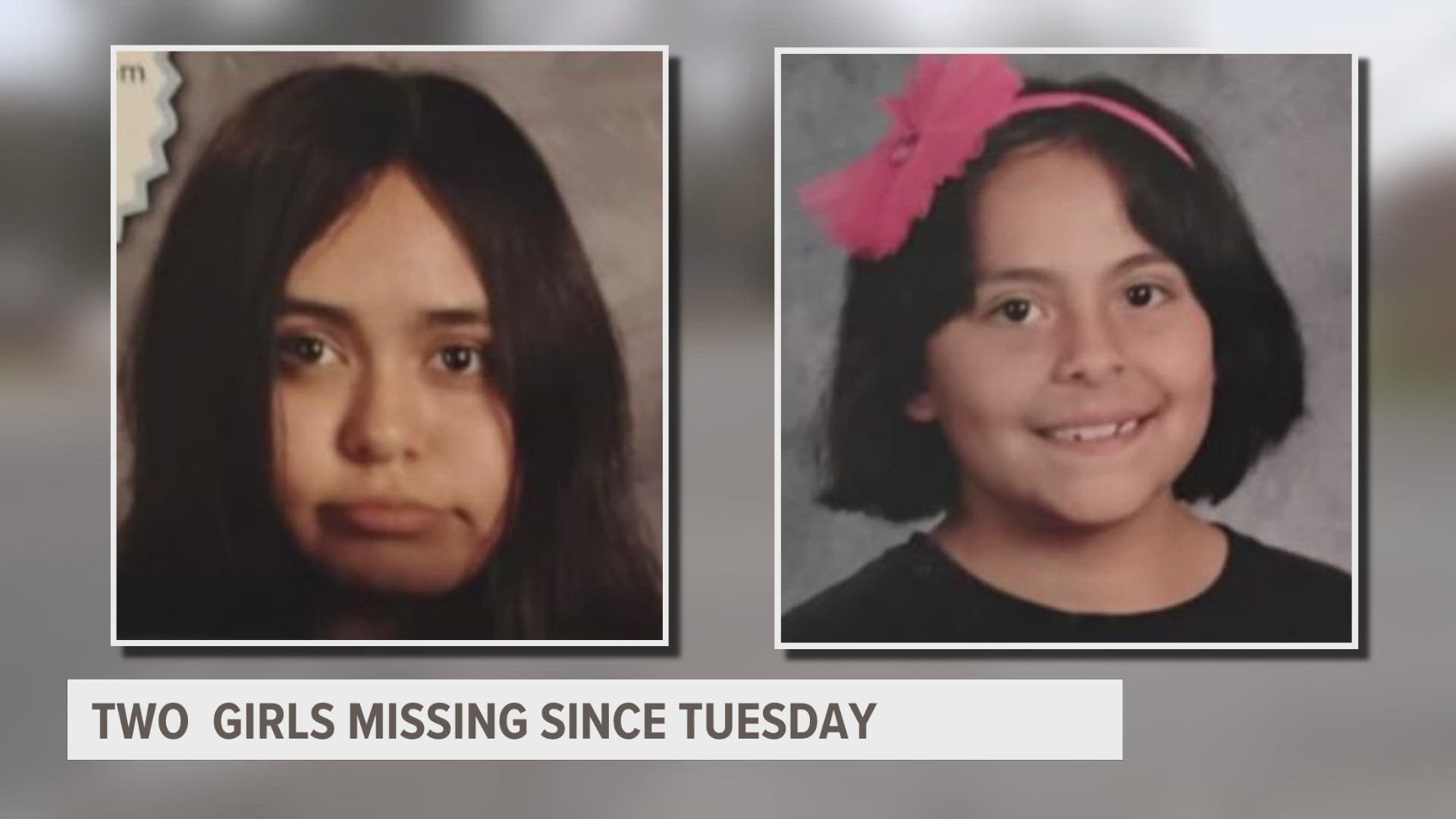 Police said Samantha Ramirez-Garcia and Nitza Guadalupe Ramirez-Garcia never showed up for school Tuesday morning.