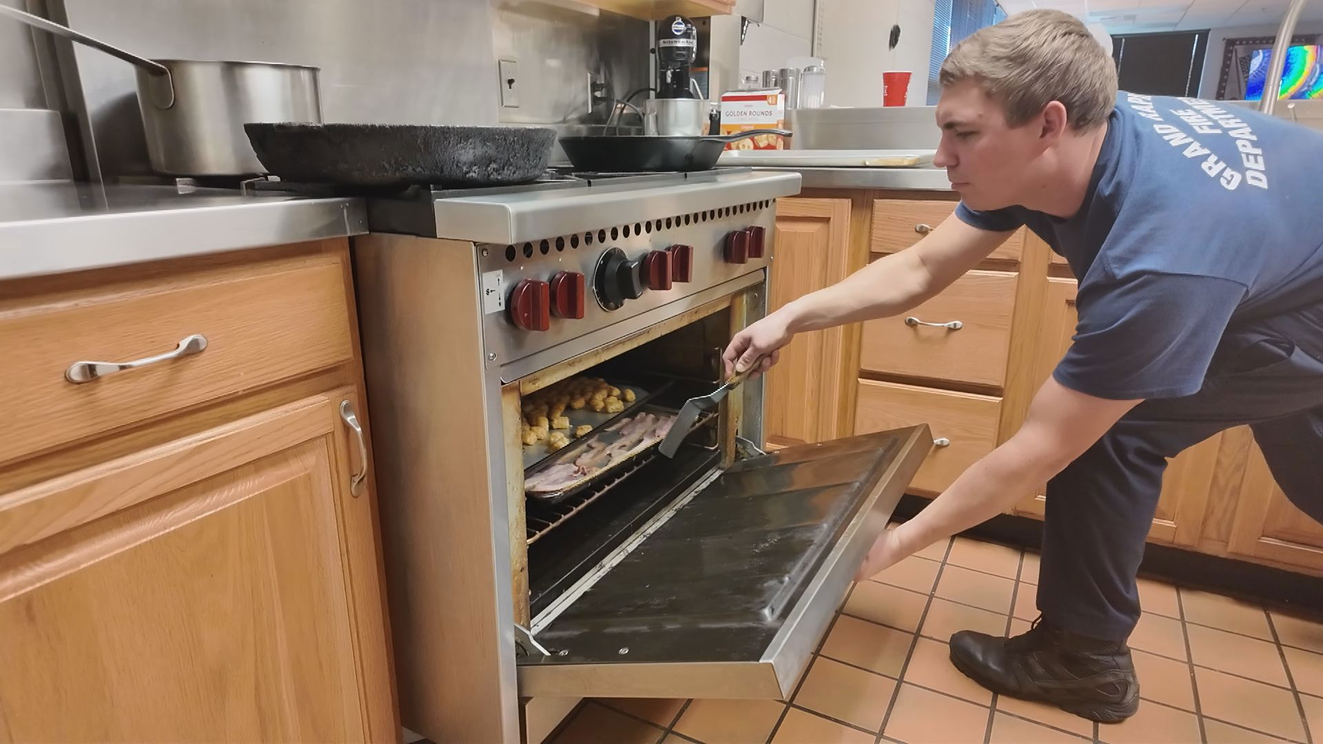 While preparing their own meal, members of the Grand Rapids Fire Department shared the biggest tips for keeping your home safe during the holiday season.