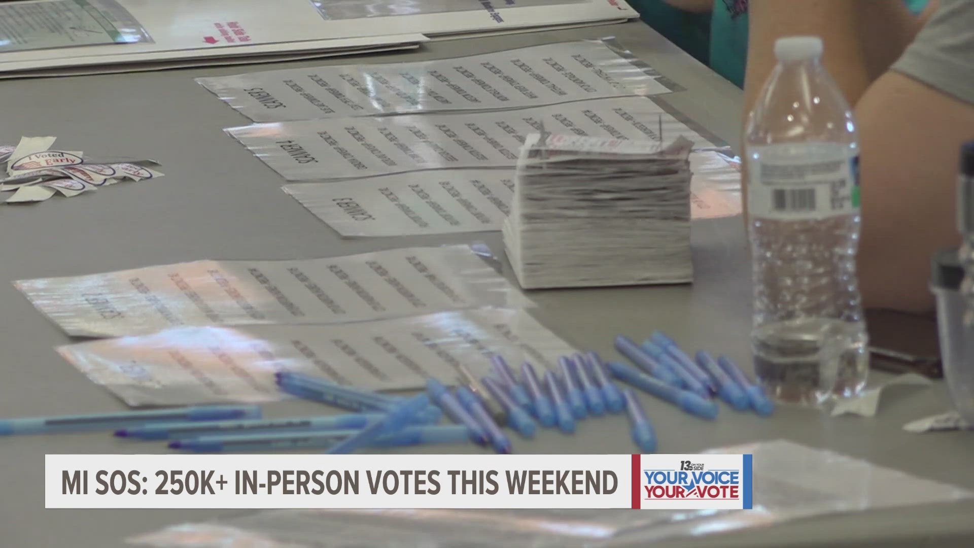 The total, Secretary Jocelyn Benson said, far exceeded officials' expectations for the first presidential election in which early in-person voting periods were law.