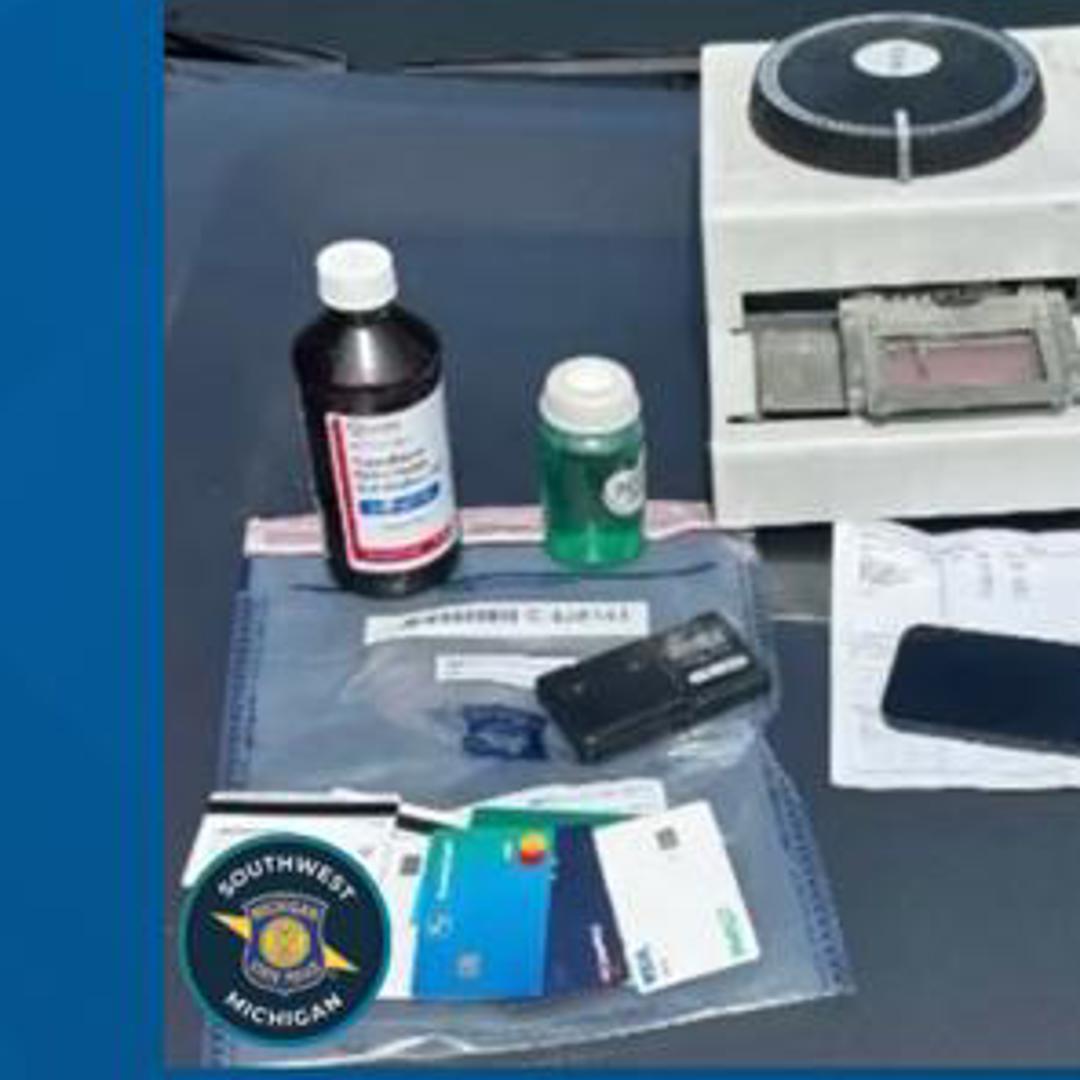 Traffic stop leads to arrest, seizure of drugs and counterfeit credit ...
