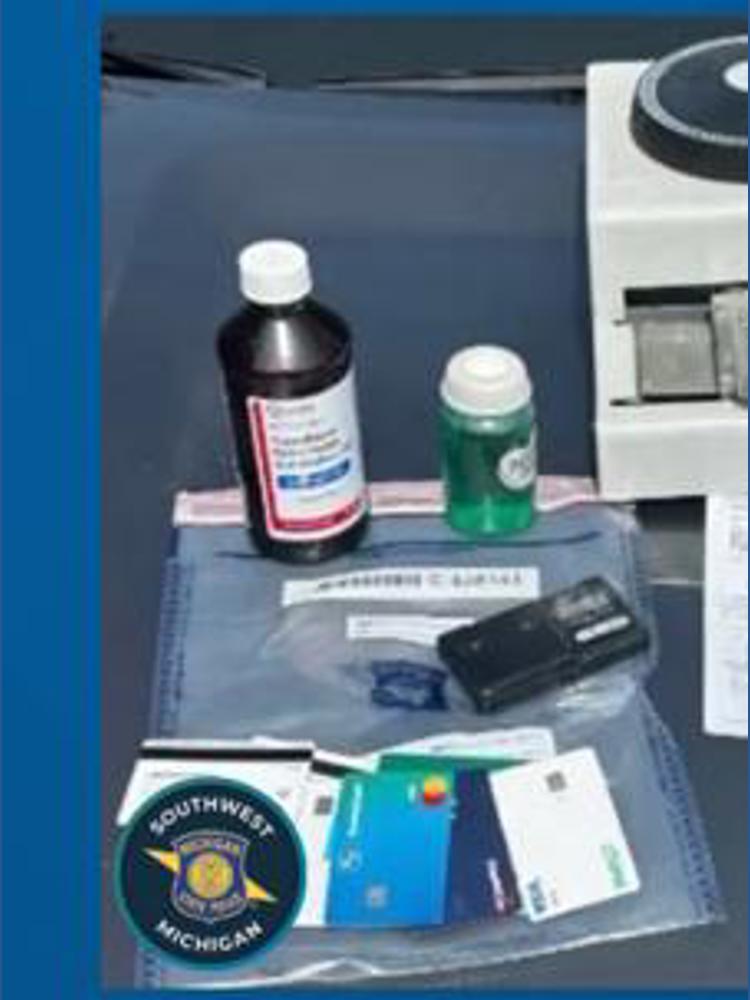 Traffic stop leads to arrest, seizure of drugs and counterfeit credit ...