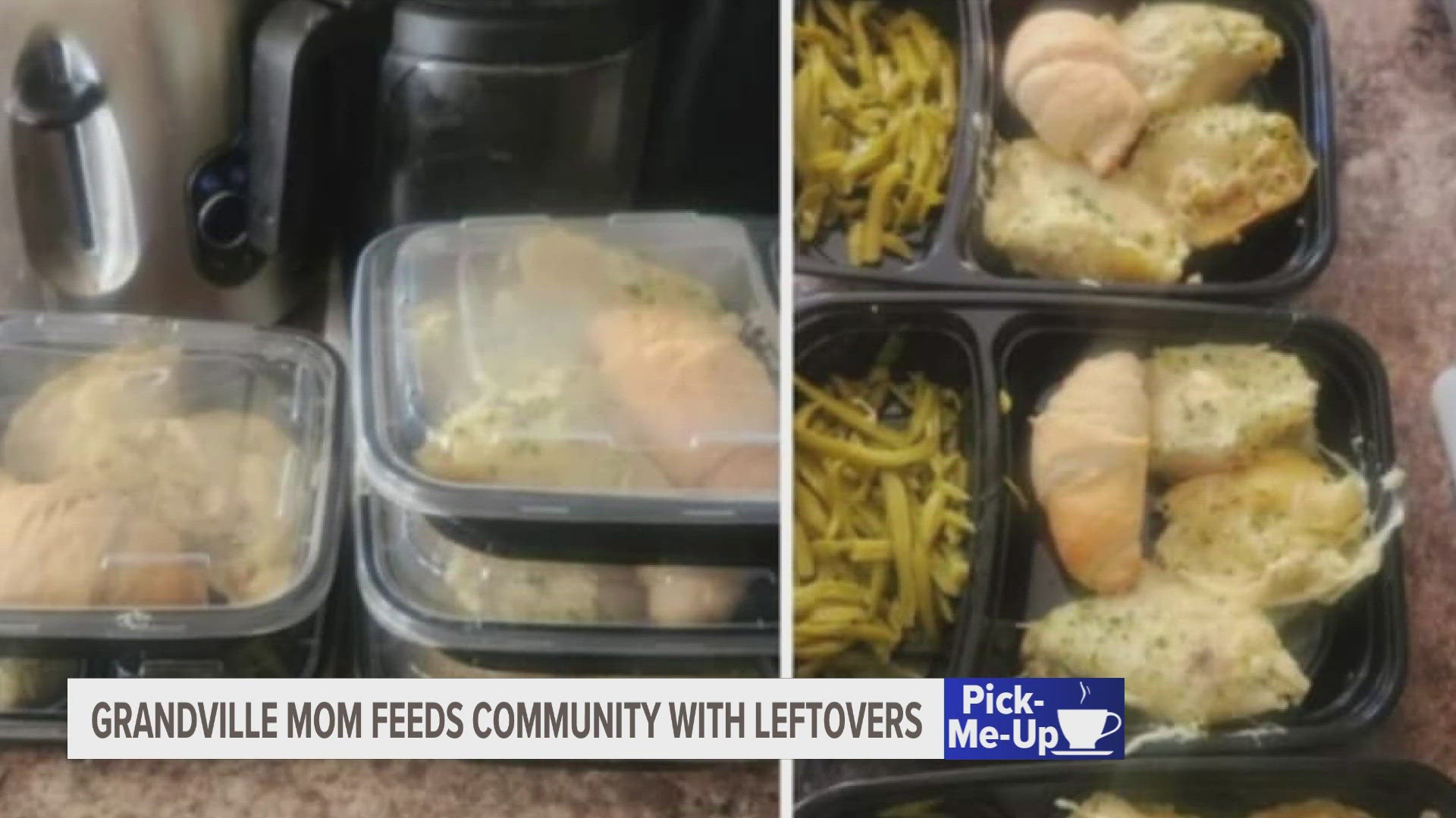 One mom in Grandville is helping to make sure her neighbors don’t go hungry just by offering some of her leftovers when she can.