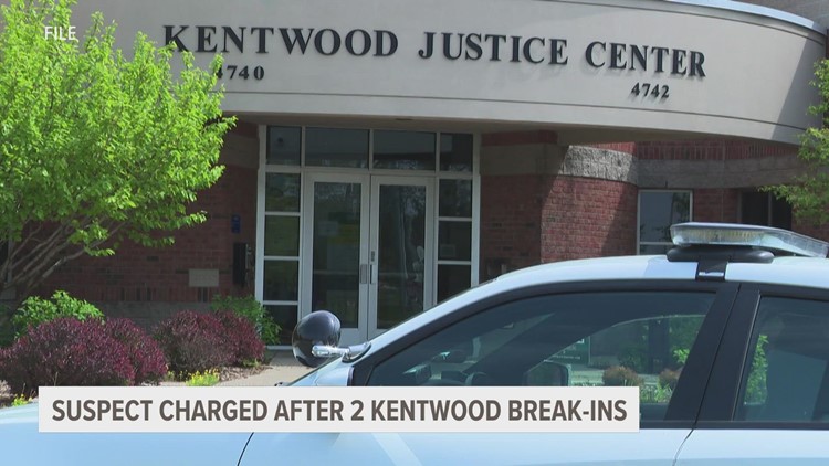 Kentwood man charged with 2 counts of breaking and entering
