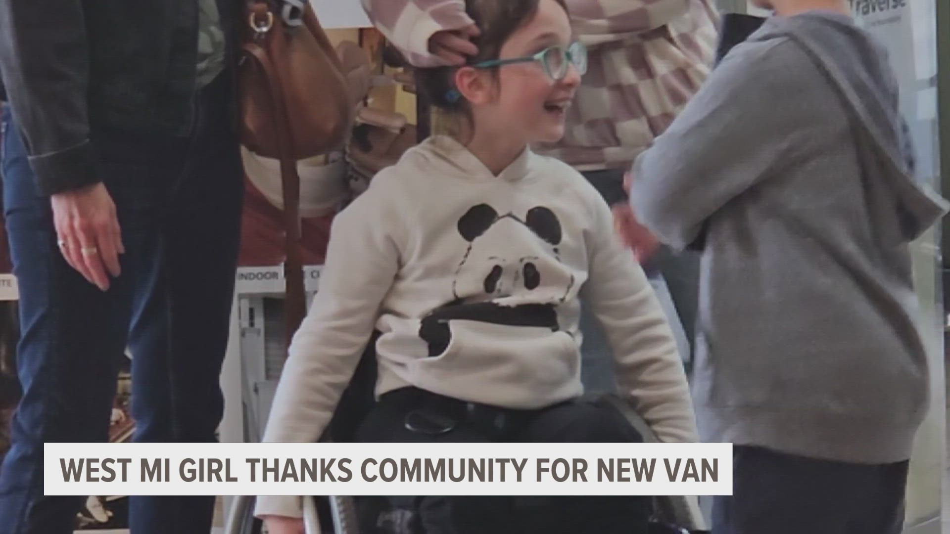 It's a surprise that's been almost a year in the making. Eight-year-old Enna Groot finally has her wheelchair accessible van thanks to community donations.