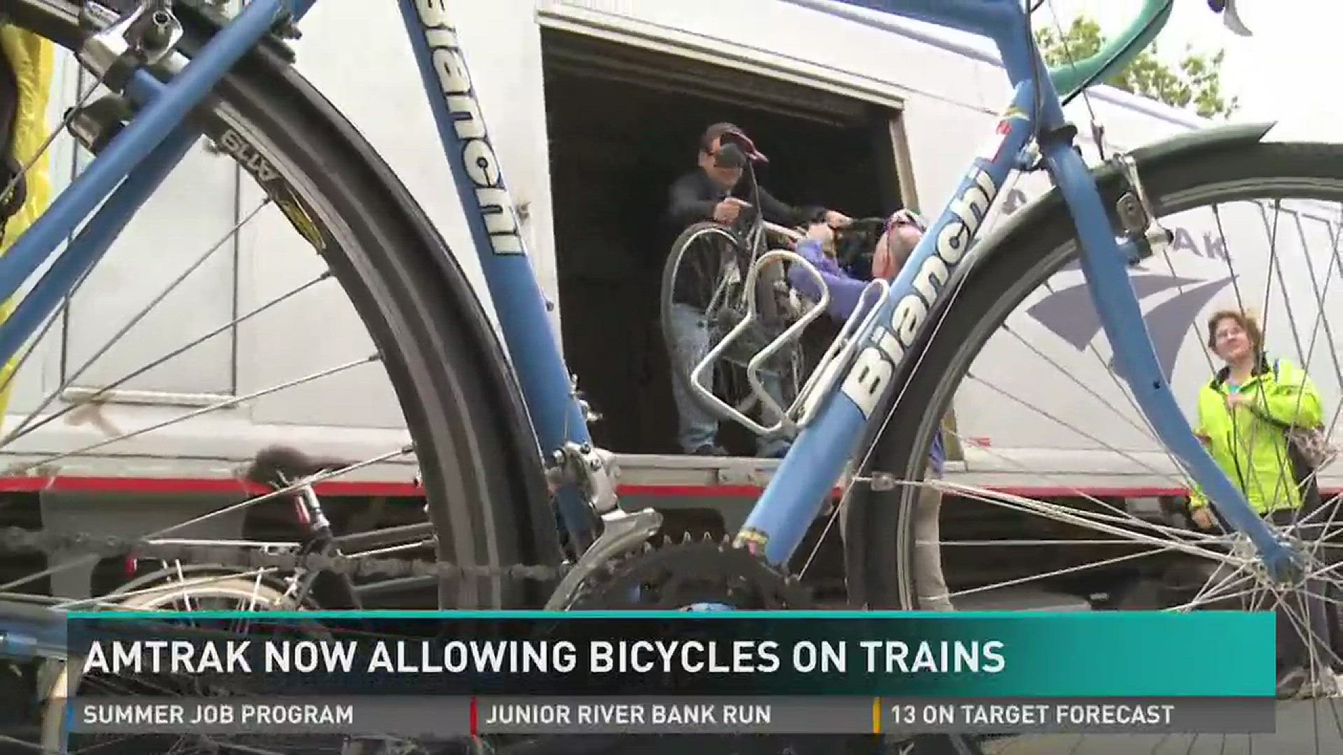 For the first time ever, bicycles are allowed aboard Amtrak trains on the Pere Marquette Line.