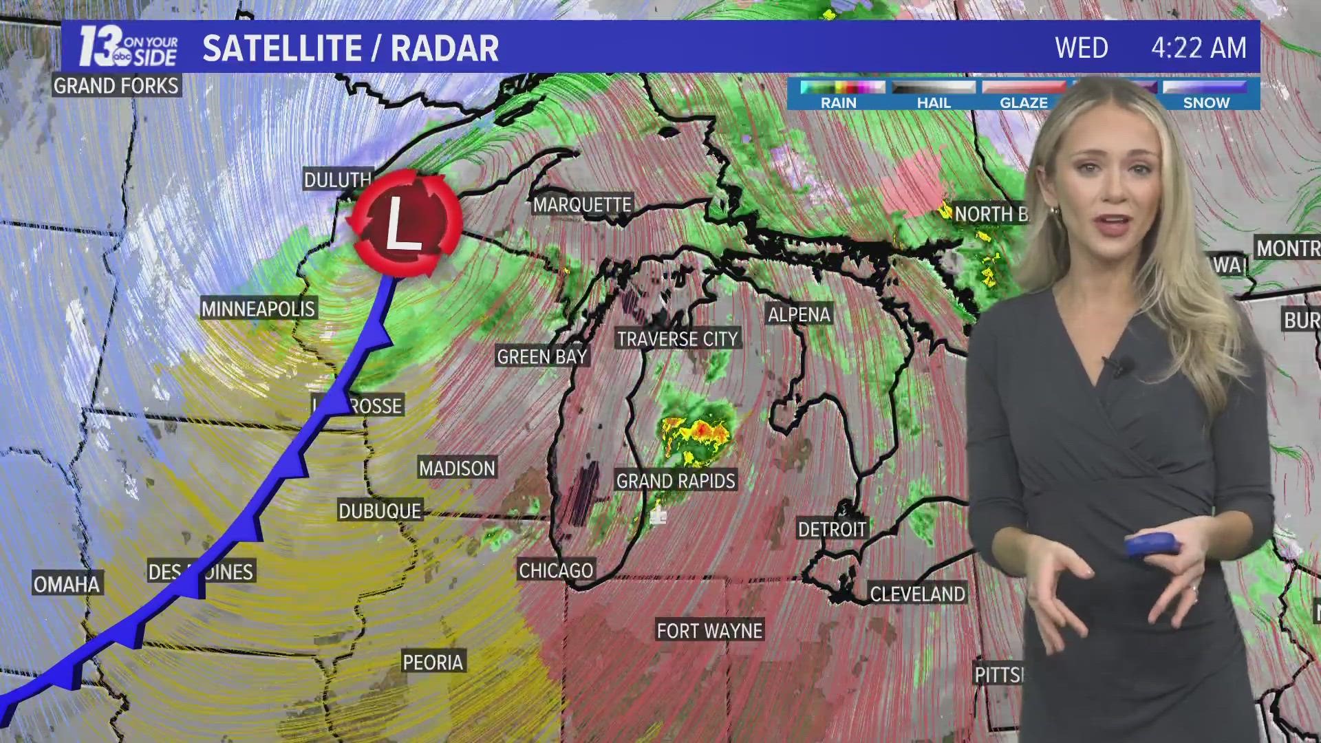 Wind and rain arrive tonight through Wednesday. Tracking messy system Thursday afternoon.