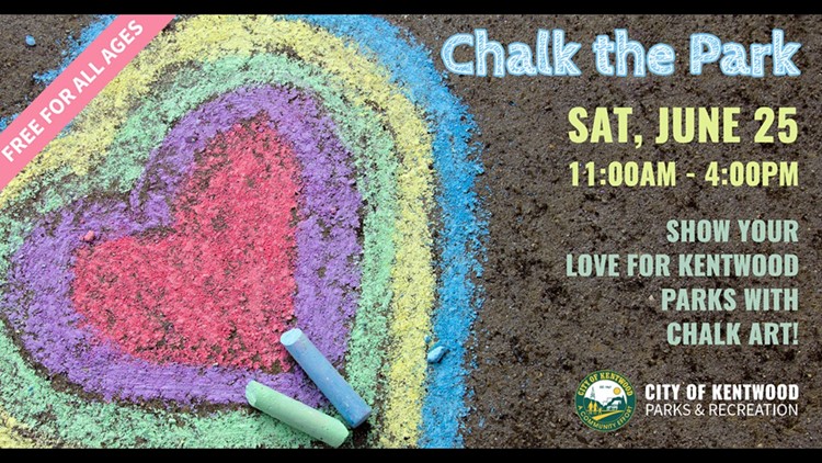 Get creative at 'Chalk the Park' in Kentwood