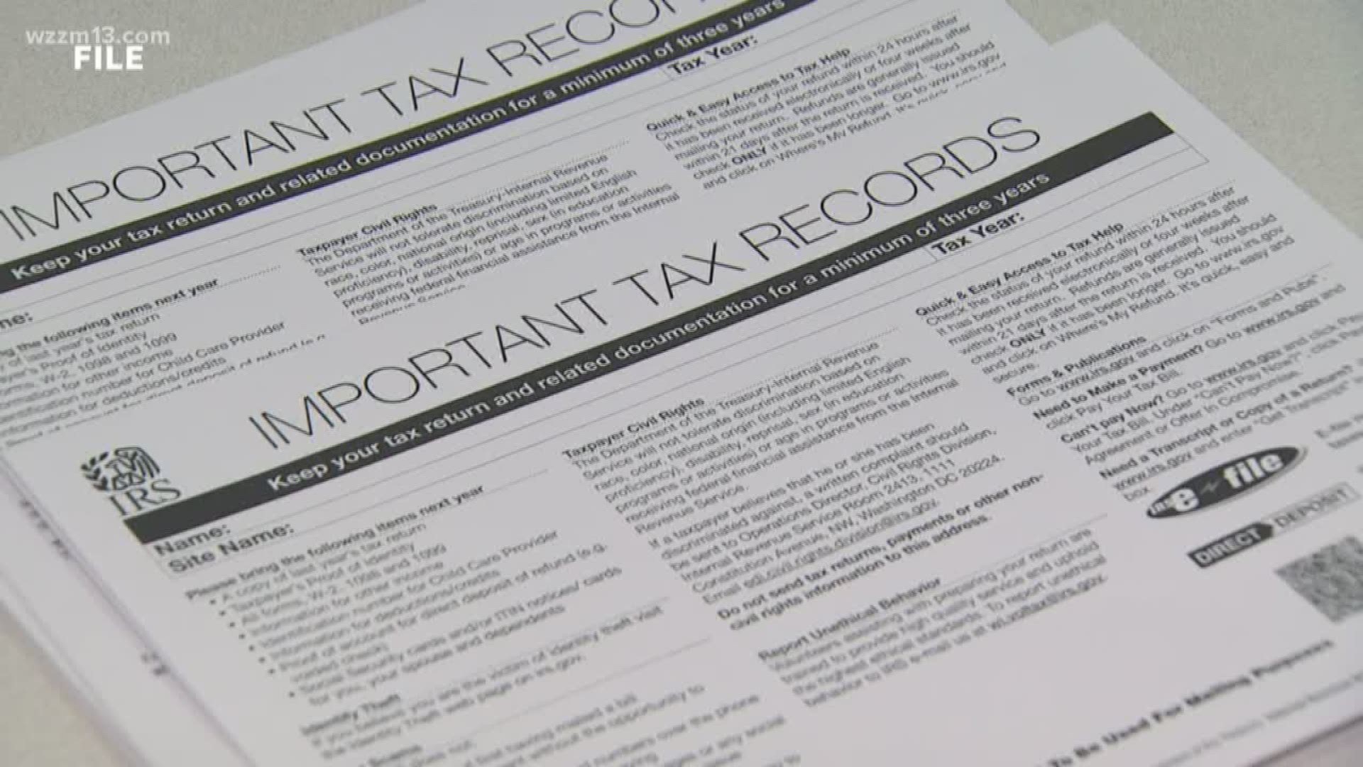 Tax Day may have been months ago, but many Americans are still stressed-out over the IRS. Millions of tax payers are receiving notices about lingering tax problems. But, help is on the way. 13 ON YOUR SIDE'S Angela Cunningham was live at the Heart of West Michigan United Way to share how you can get that help if you need it.