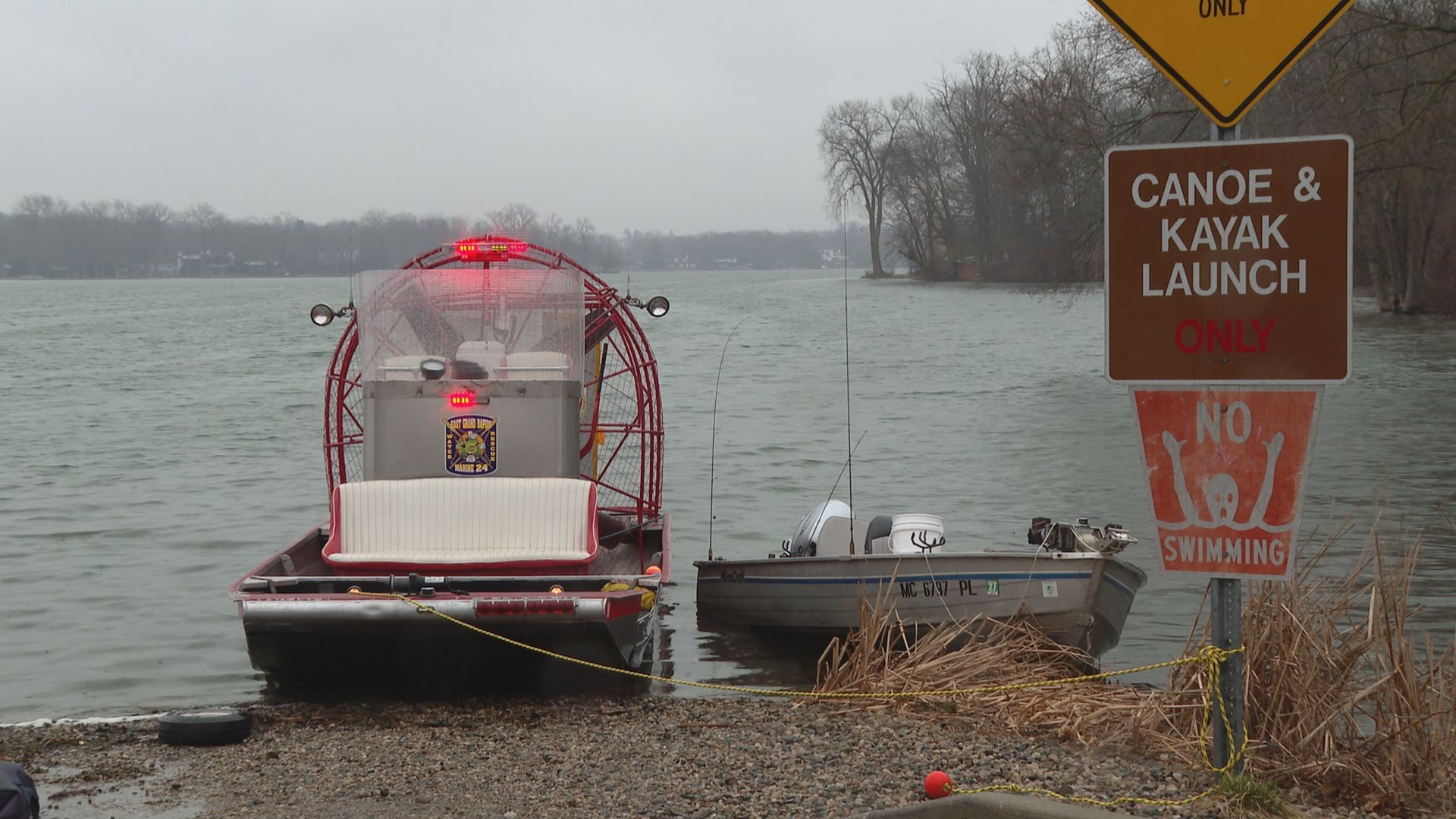 Reeds Lake water rescue leaves 1 person in critical condition | wzzm13.com