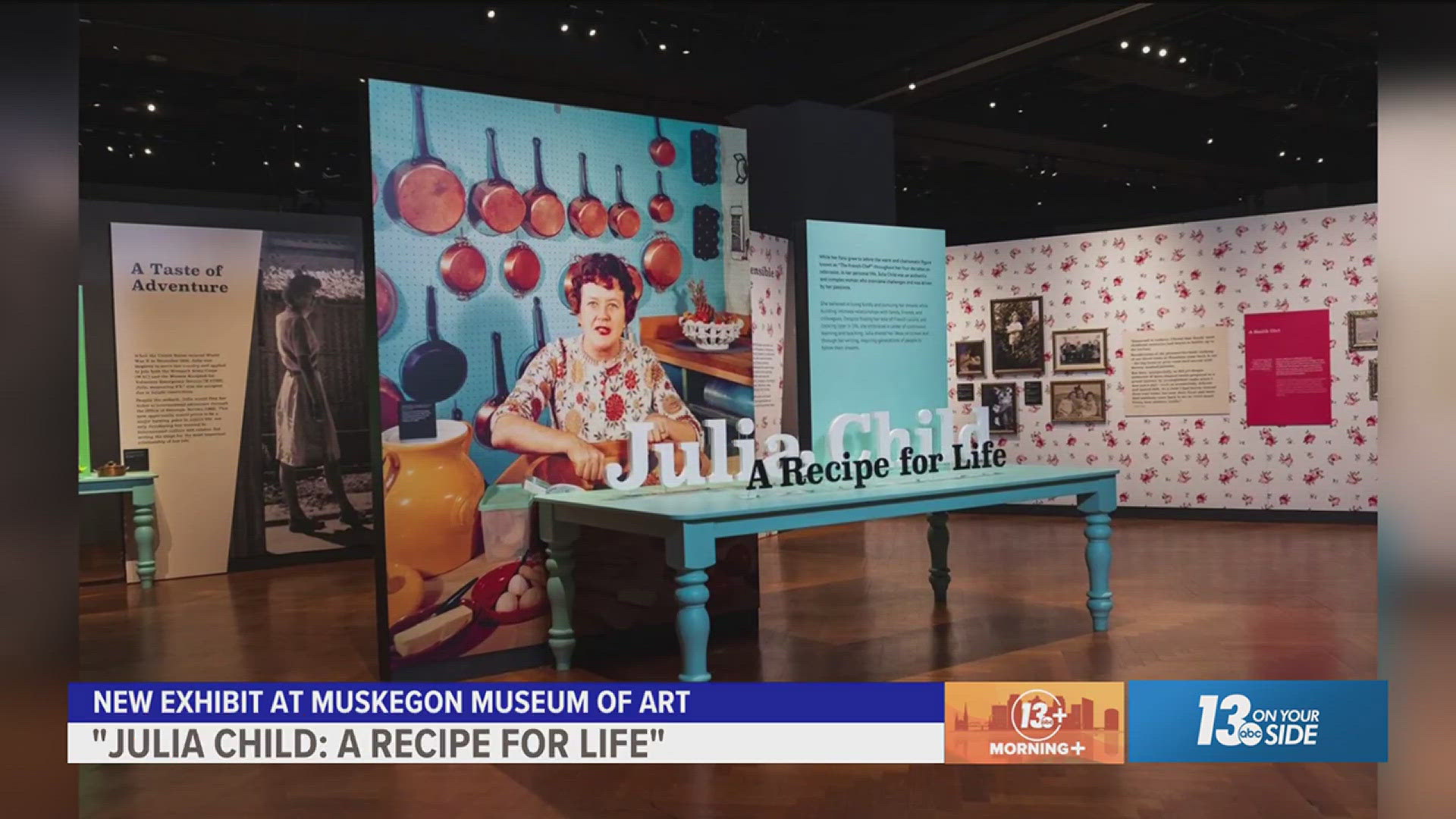 The exhibit explores the famous chef's accomplishments in the world of television, cookbooks and beyond.