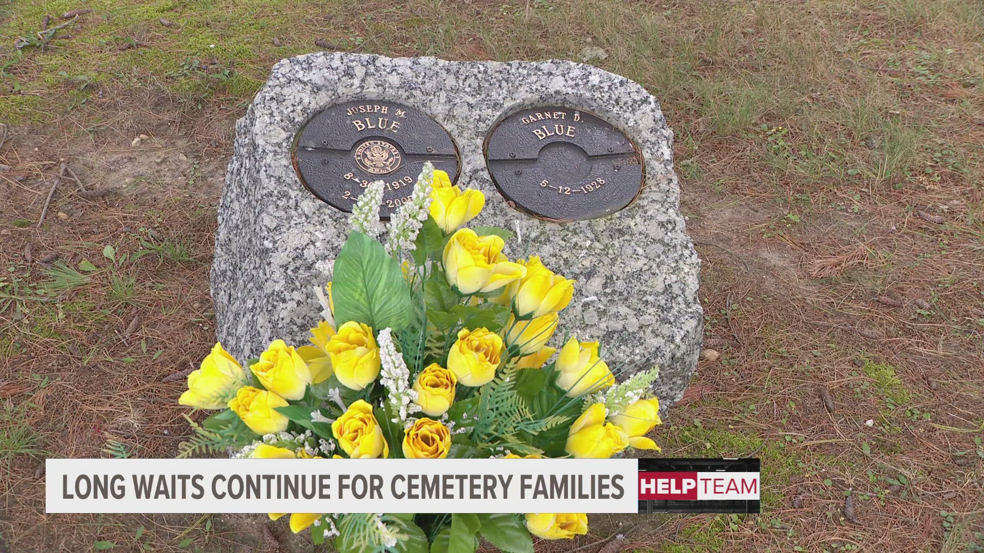 After our first 13 Help Team story aired, more families contacted us with similar complaints about waiting for name plates for their headstones.