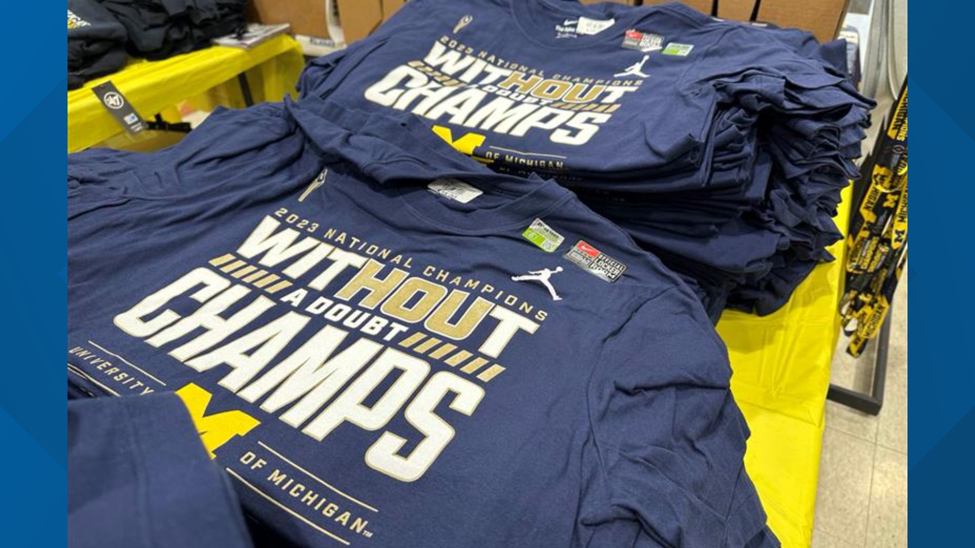 Michigan National Championship tshirt List of locations to buy