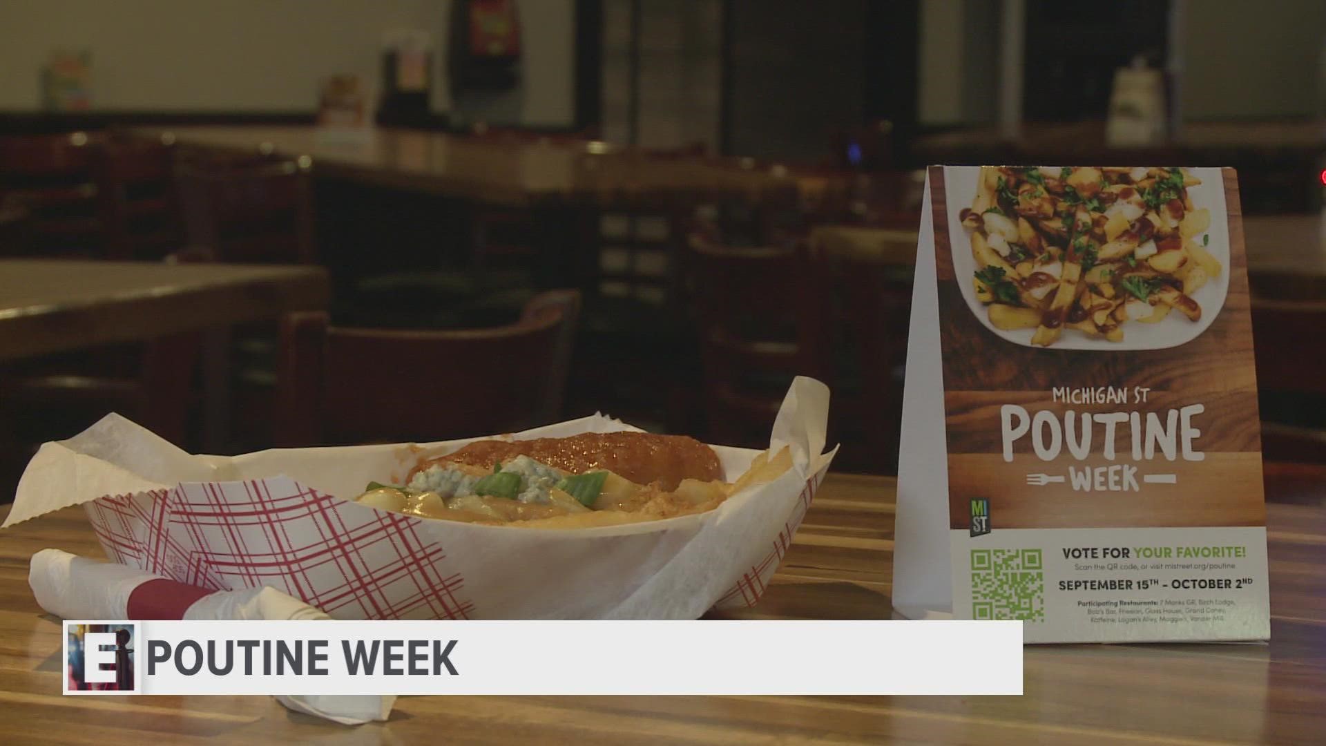 Hope you are hungry! Because Poutine Week has returned to Grand Rapids along Michigan Street.