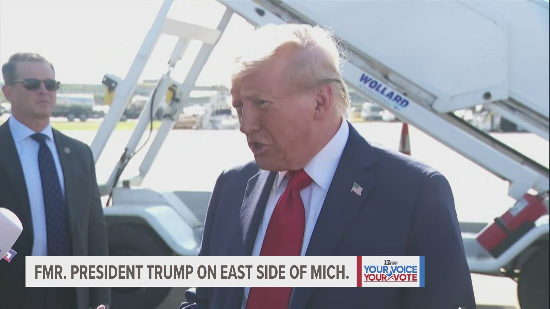 Former President Trump visited Michigan Friday marking his 13th visit to the battleground state.