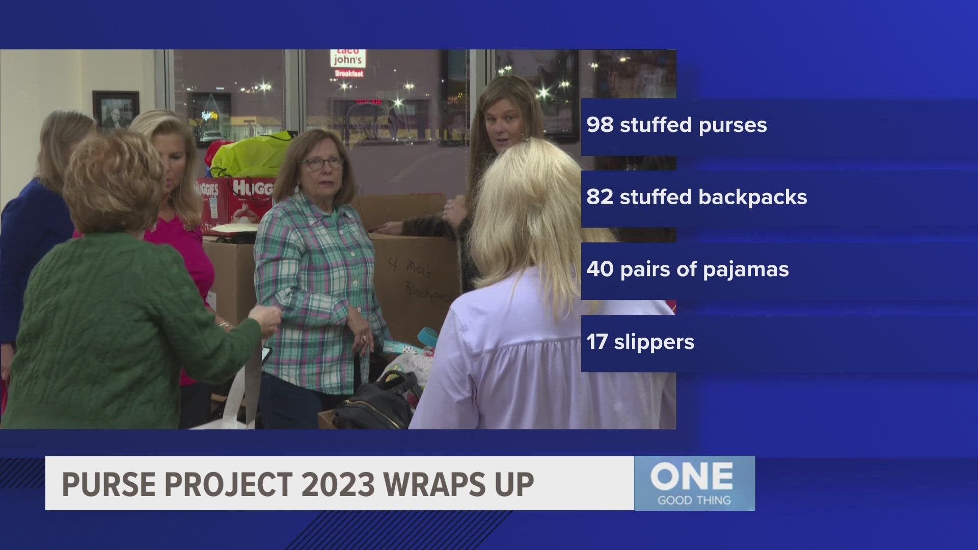 After sharing the emotional story of how her sister died homeless, Denise Kolesar's Purse Project celebrated an incredible season of making a difference.