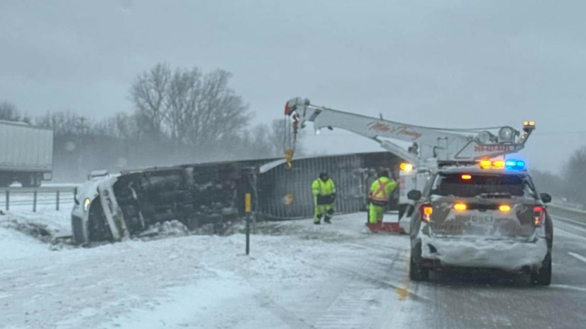 I-196 in Allegan County has numerous slide-offs due to icy conditions ...