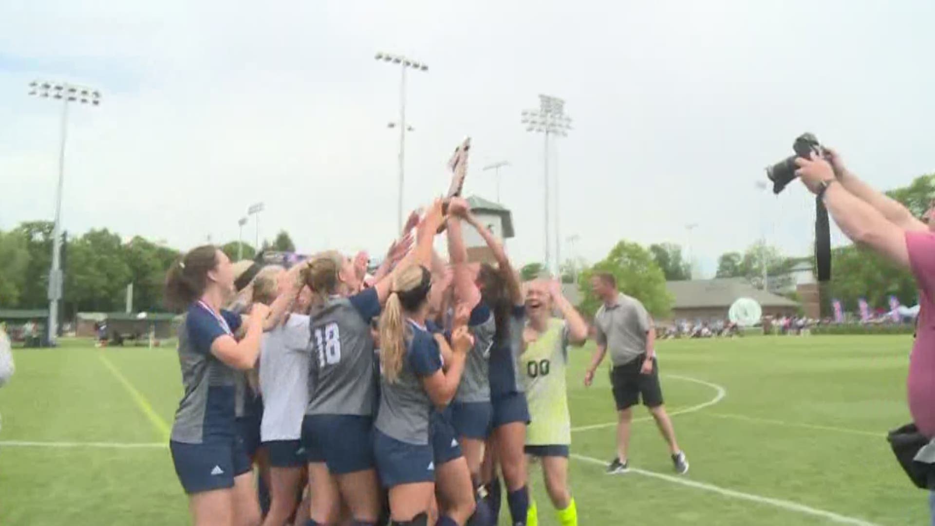 Grand Rapids South Christian girls soccer wins state title