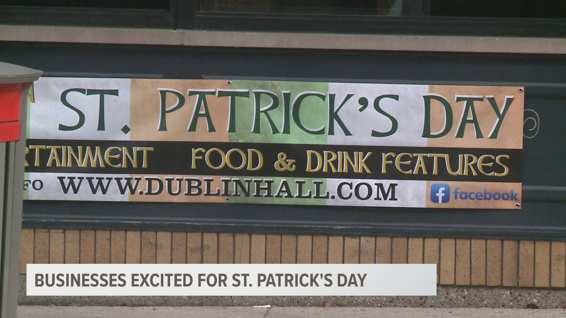 The Irish on Ionia cancellation is not putting a damper on St. Patrick's Day celebrations for local businesses.