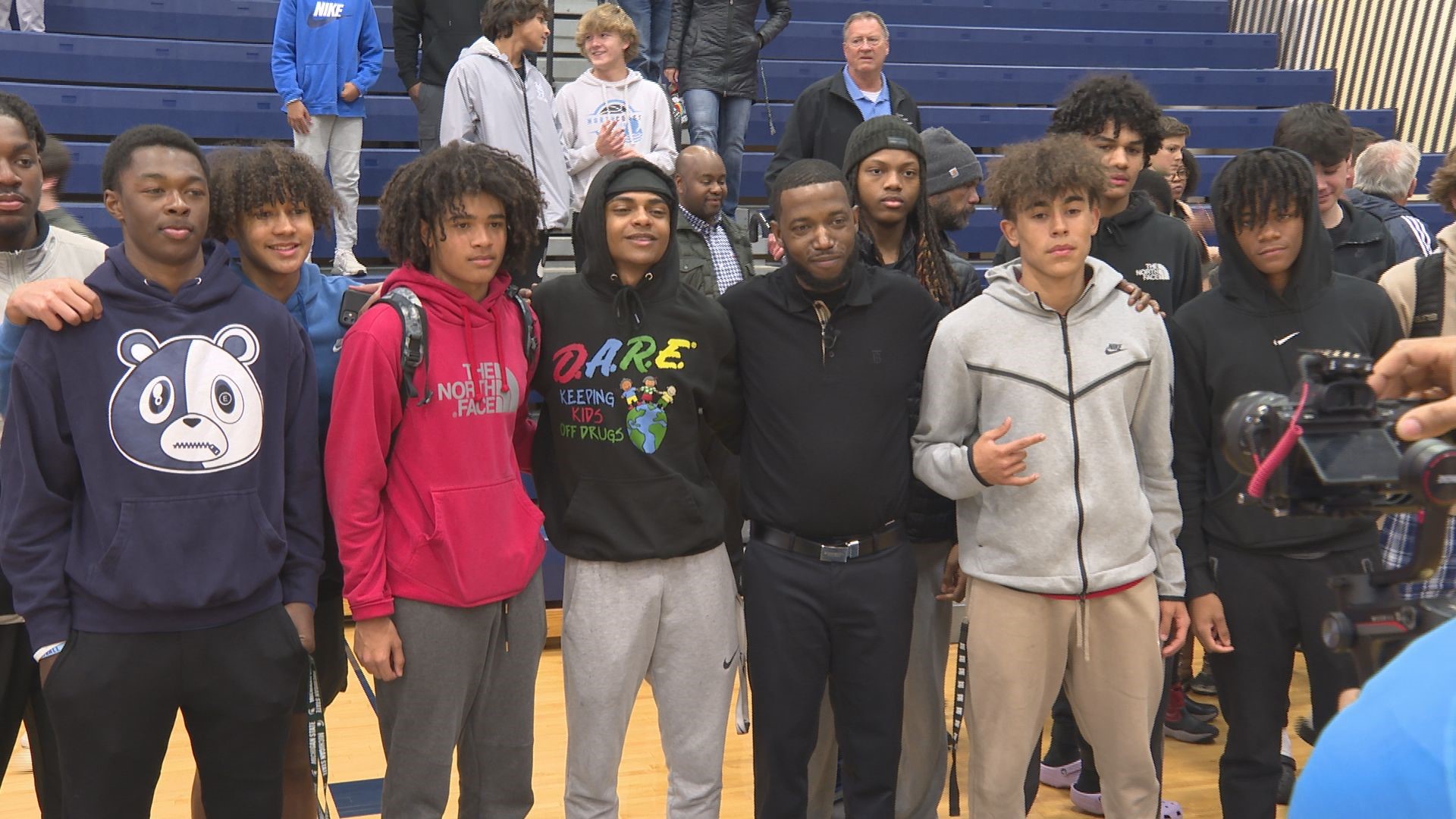 The high school basketball season ended a month ago, but there is certainly excitement surrounding the boys basketball program at Mona Shores High School