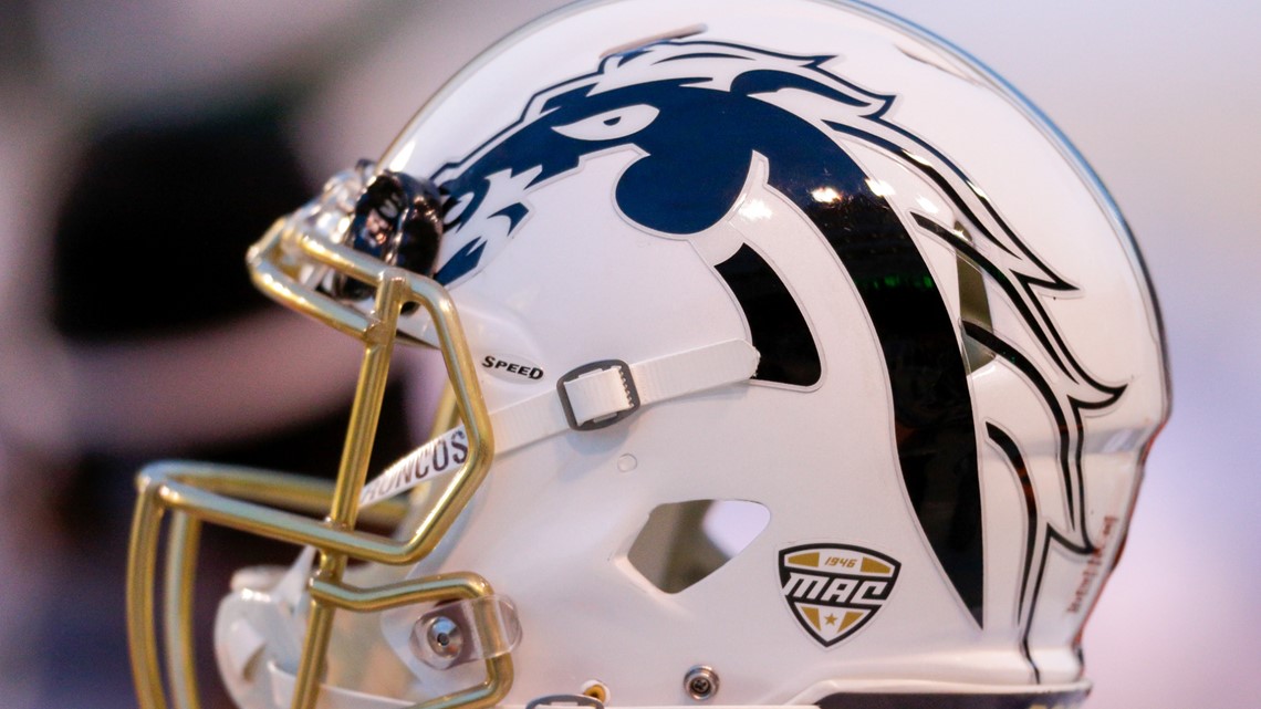 western michigan university football helmet